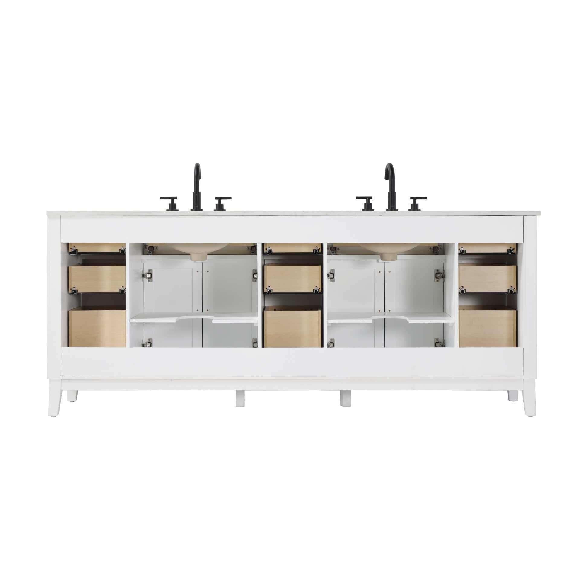 Virginia 84 Inch Bath Vanity by Elegant Decor