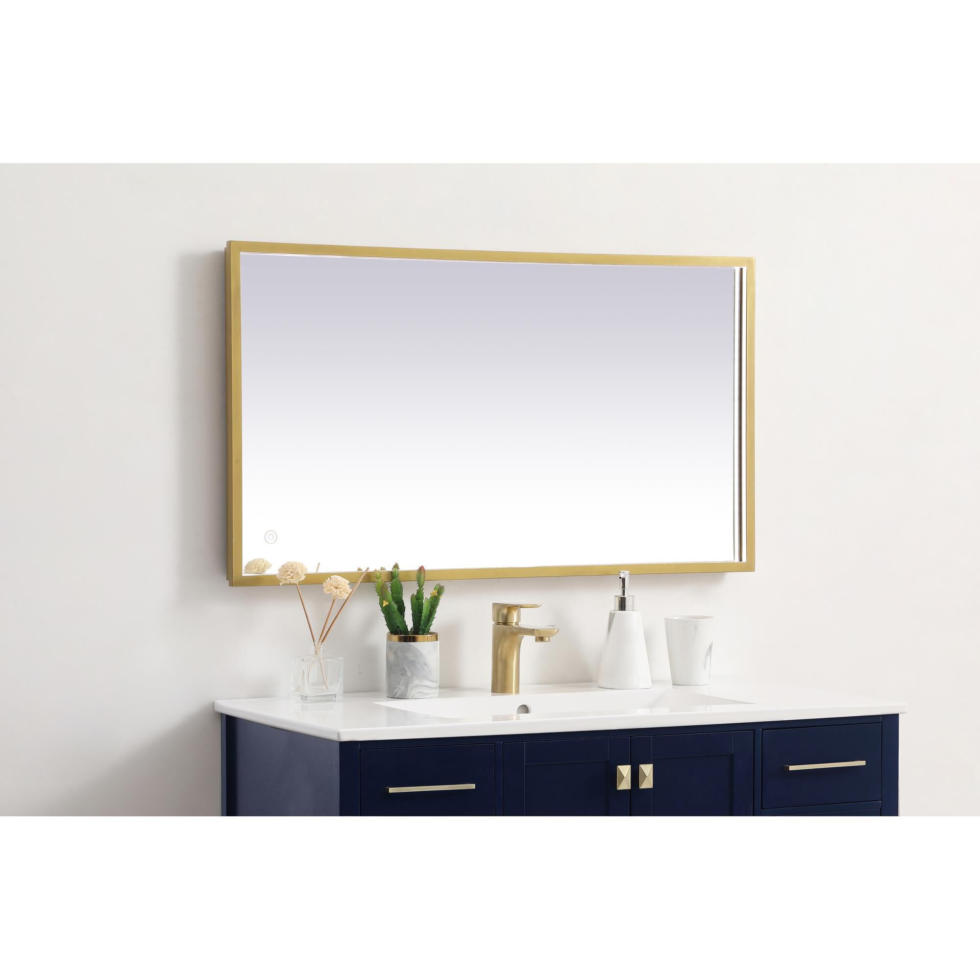 Pier LED Lighted Mirror by Elegant Decor