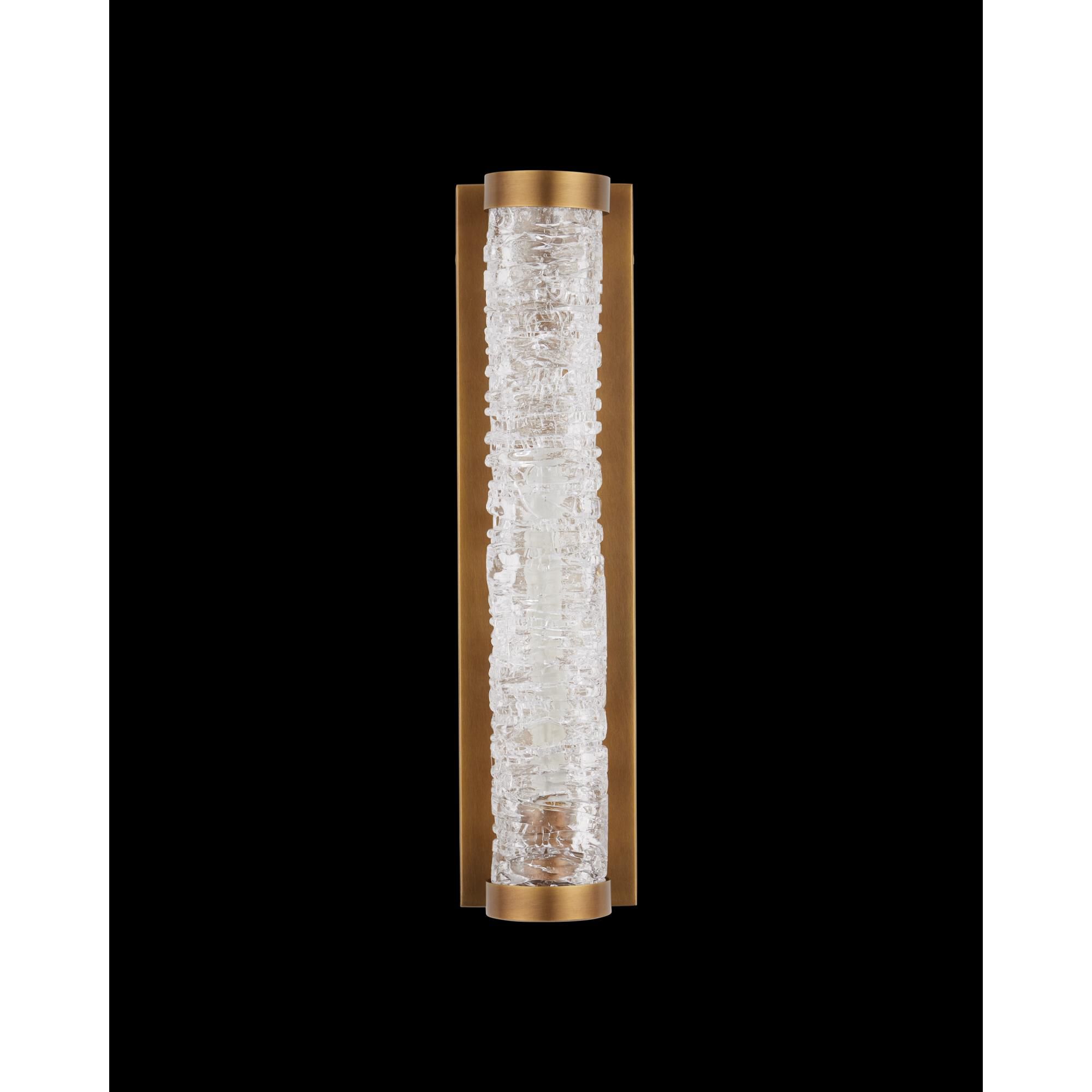 Shown in Clear and Brushed Brass finish