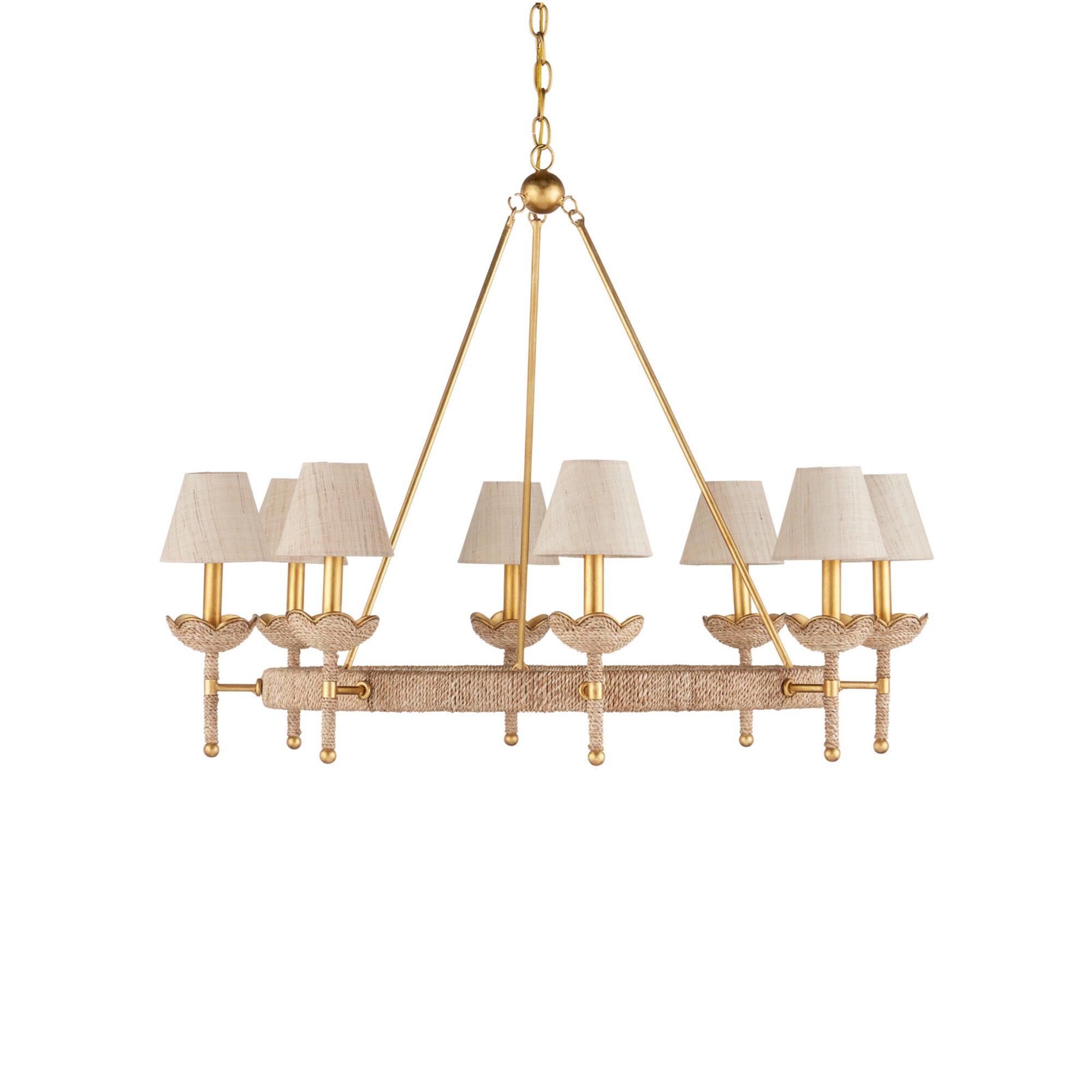 Suzanne Duin Vichy 36 Inch Chandelier,