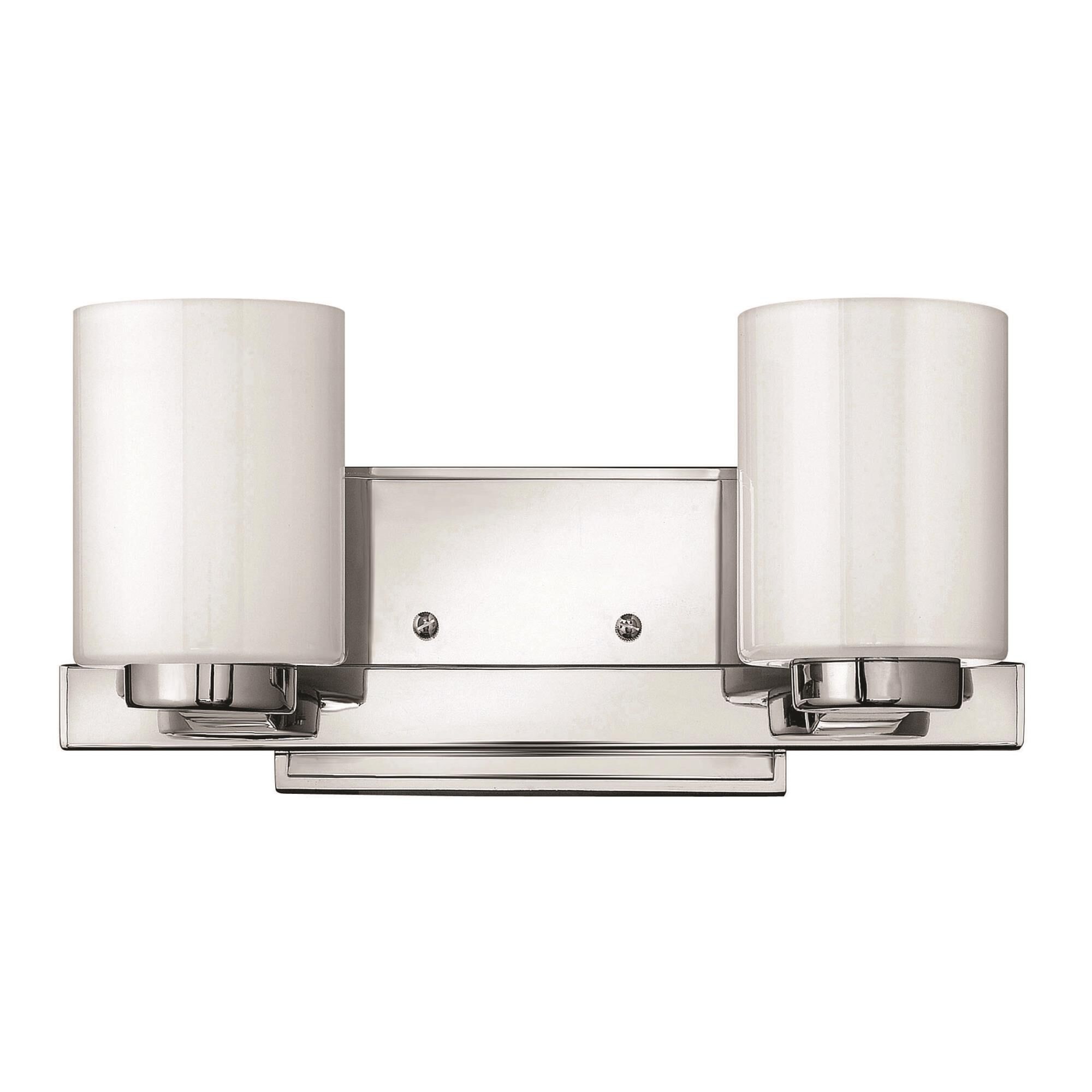 Shown in Chrome finish and Cased Opal glass