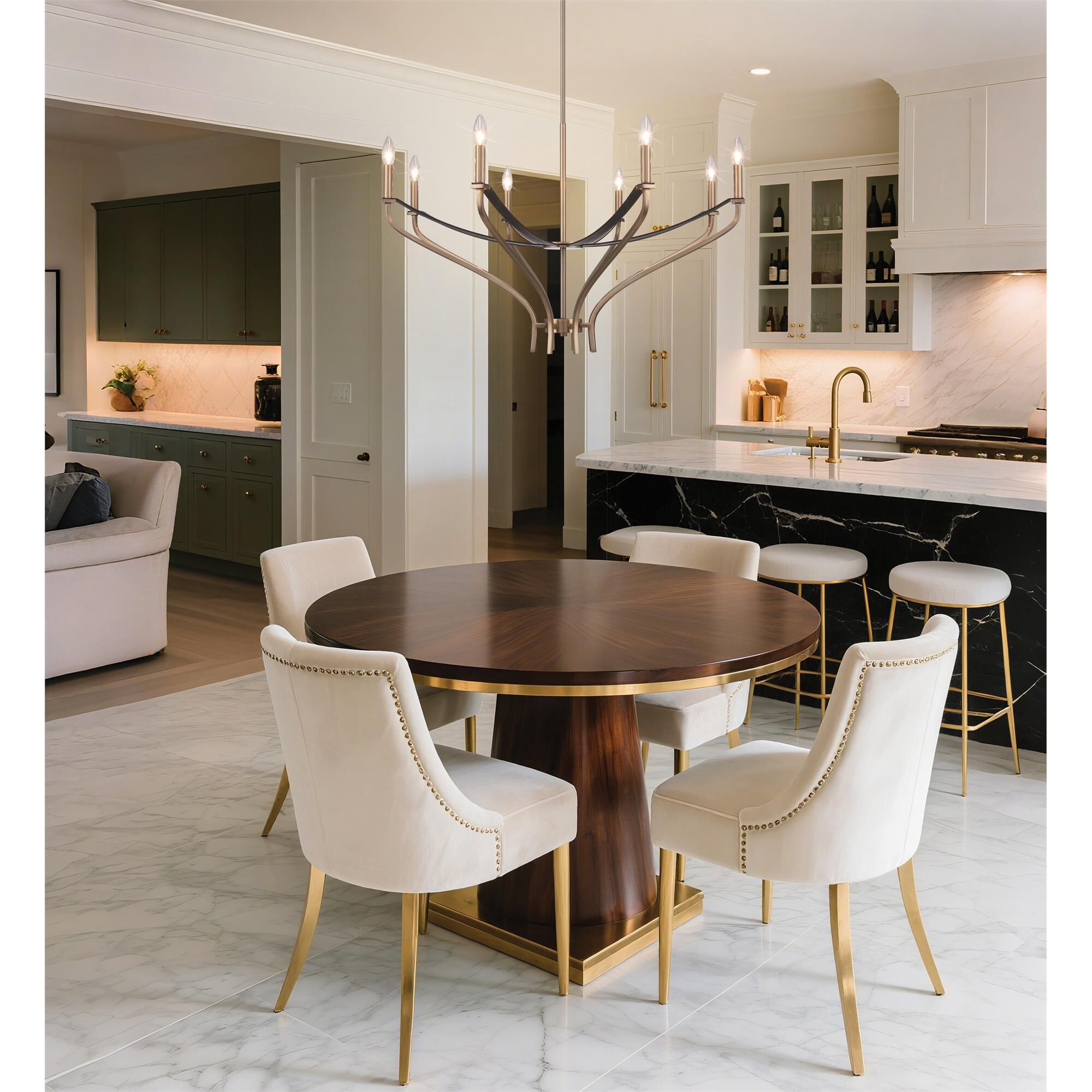 Shown in Champagne Gold finish