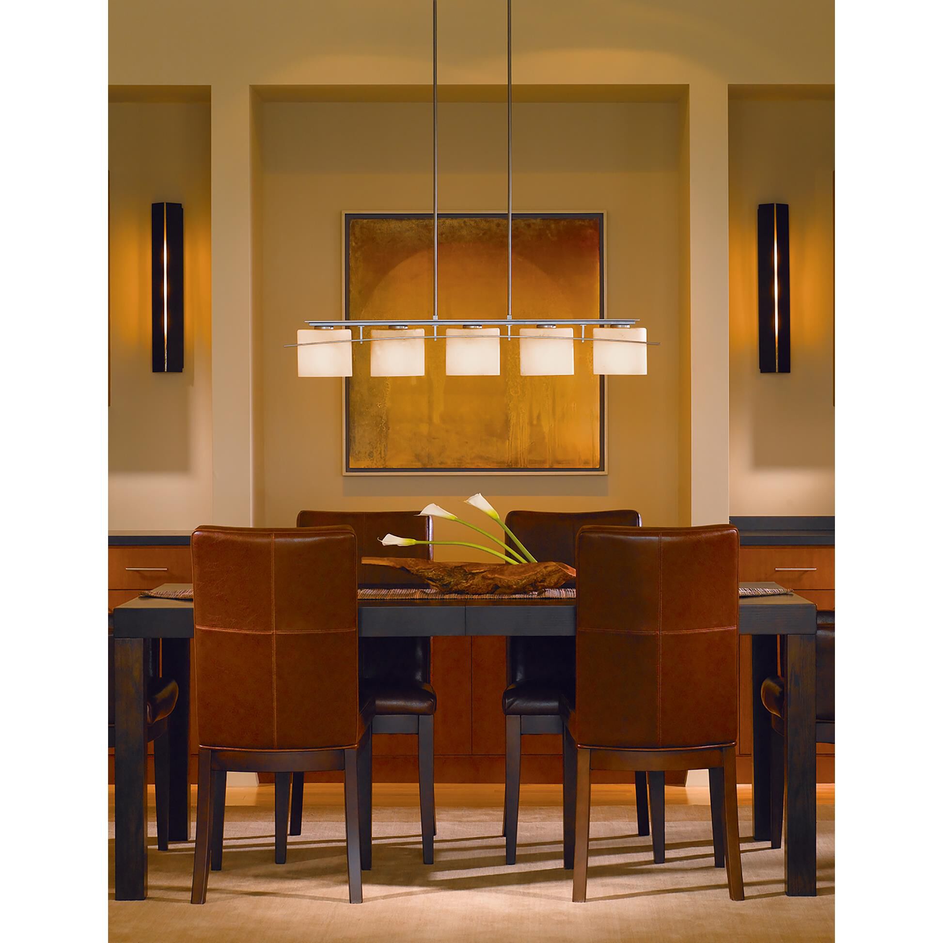 Arc Ellipse 42 Inch Linear Suspension Light by Hubbardton Forge