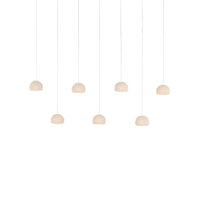 Virtu Large Linear Chandelier by Currey & Company