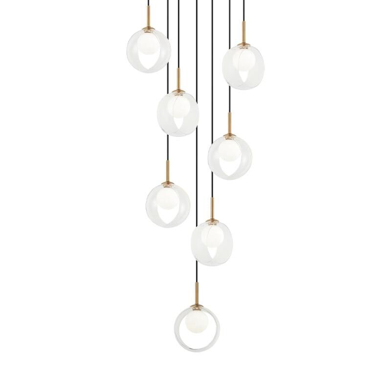 Delcia Multi Light Pendant by Matteo Lighting