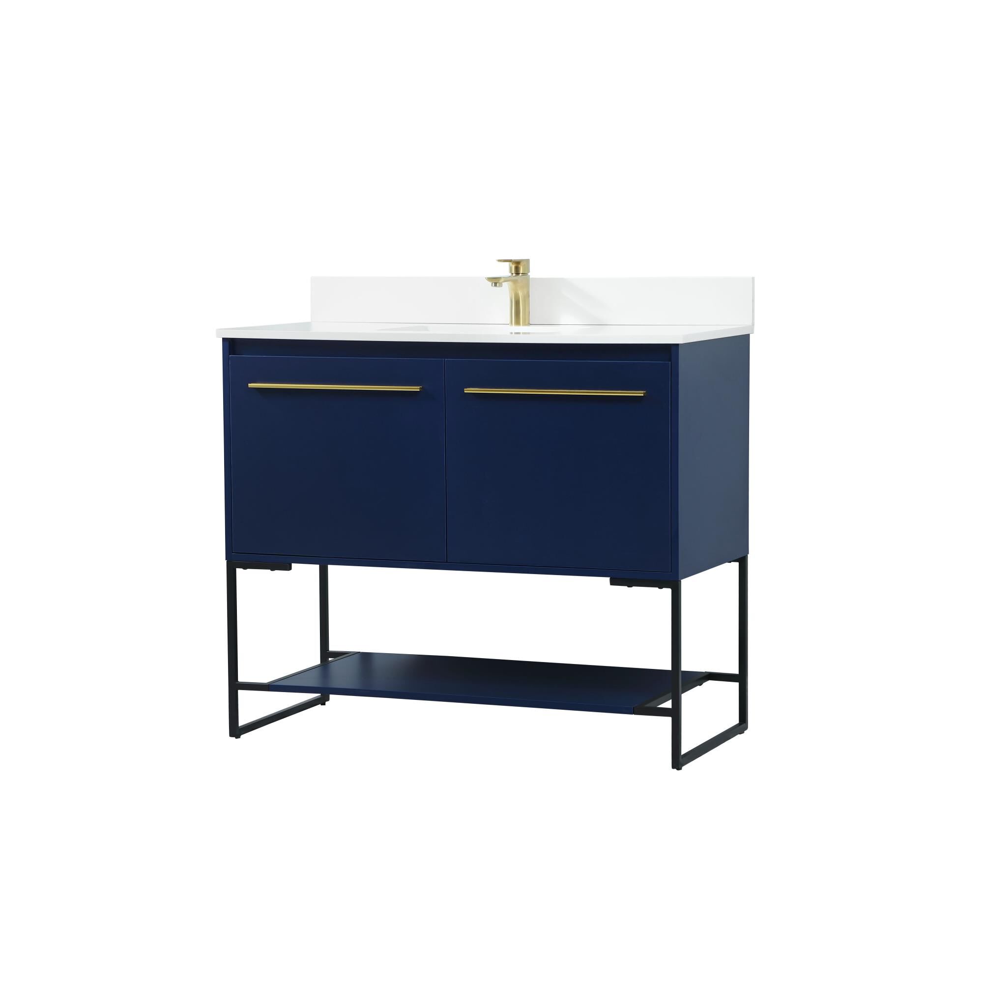 Shown in Blue finish