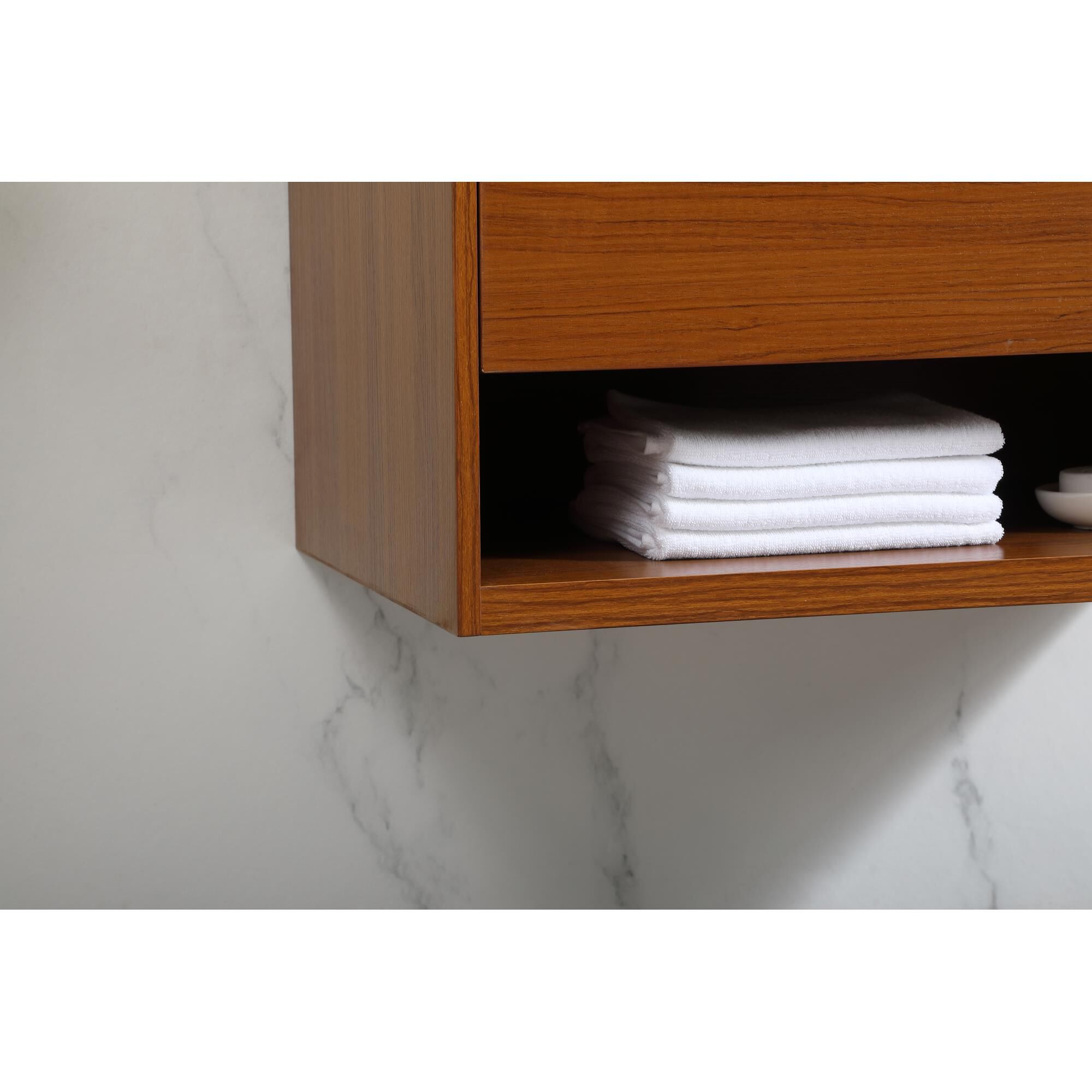 Shown in Teak finish