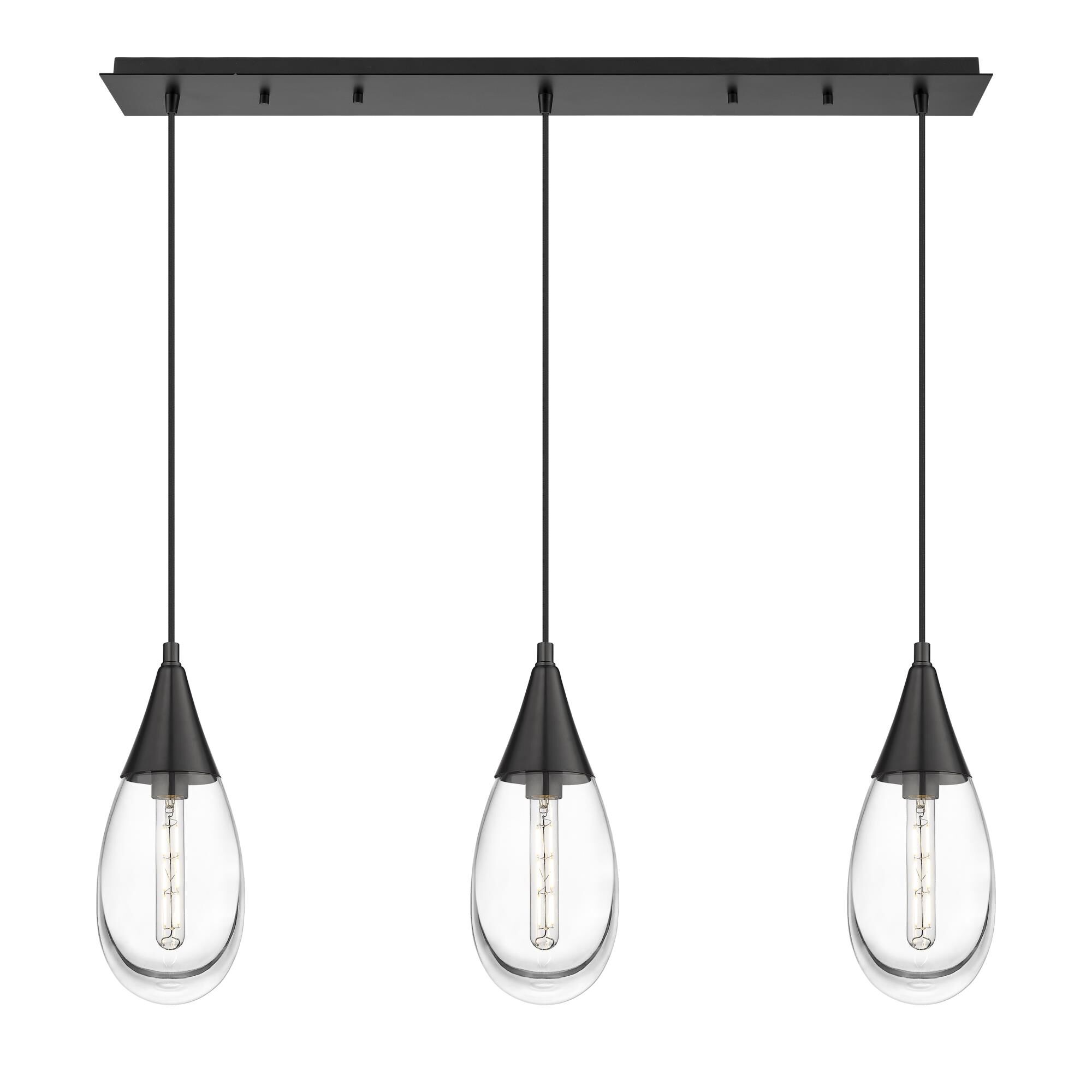 Bruno Marashlian Malone 37 Inch 3 Light Linear Suspension Light by Innovations Lighting