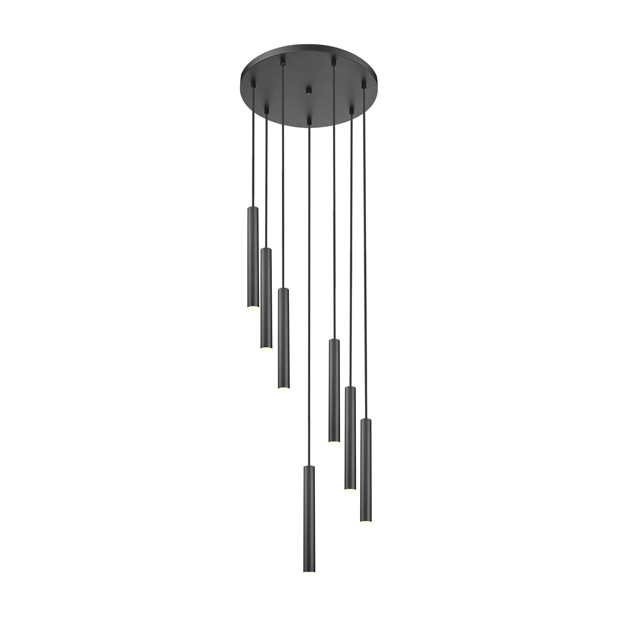 Shown in Matte Black finish and Matte Black glass and Matte Black shade