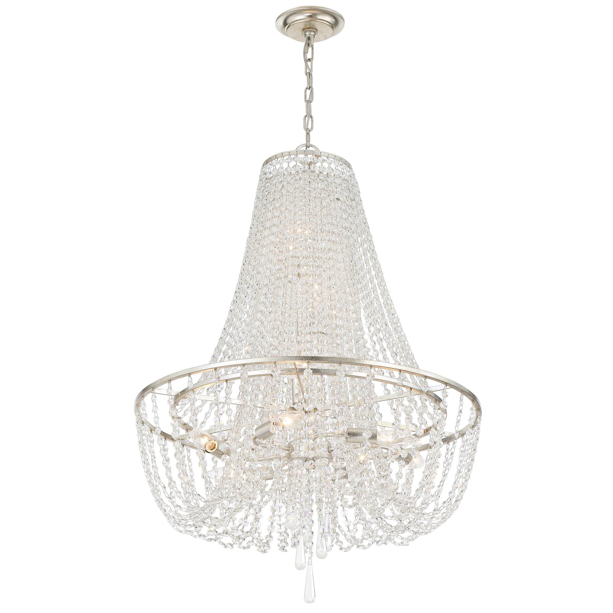 Arcadia 24 Inch 9 Light Chandelier by Crystorama