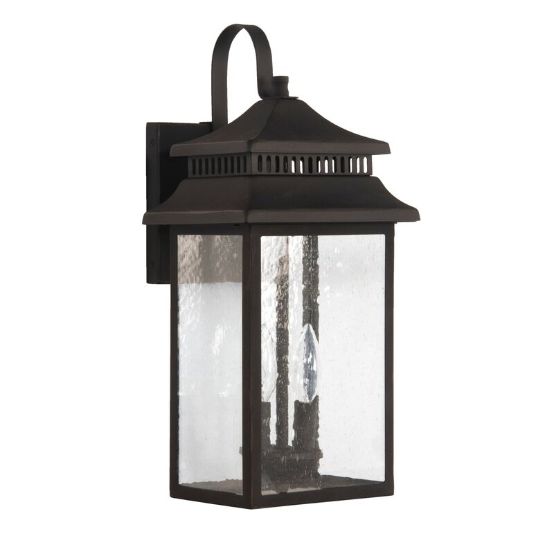 Crossbend 18 Inch Tall 2 Light Outdoor Wall Light by Craftmade