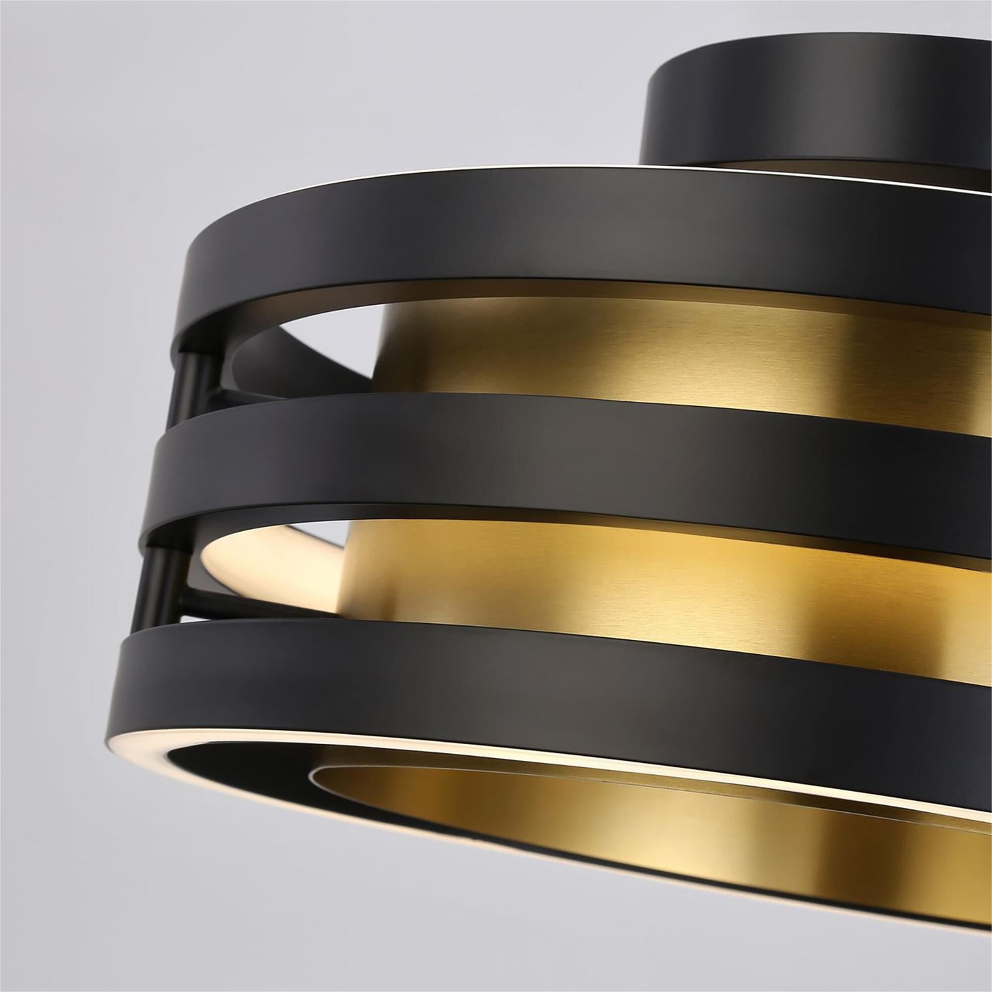 Kevin Kraemer Toledo 15 Inch Semi Flush Mount,
