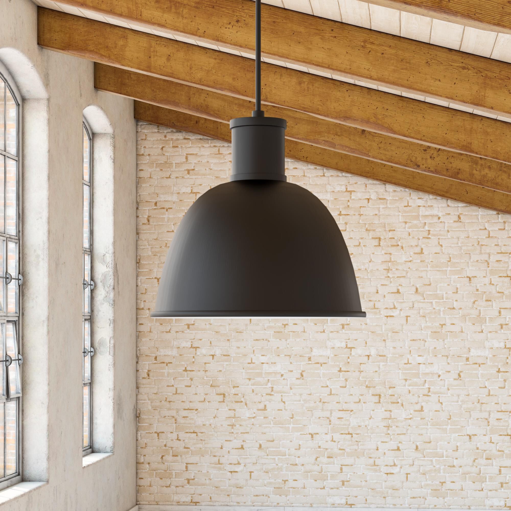 Shown in Black finish and Aluminium shade
