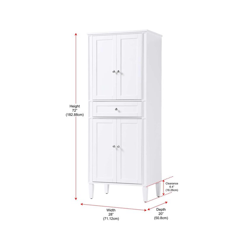 Park Avenue 72 Inch Storage Cabinet by Elegant Decor