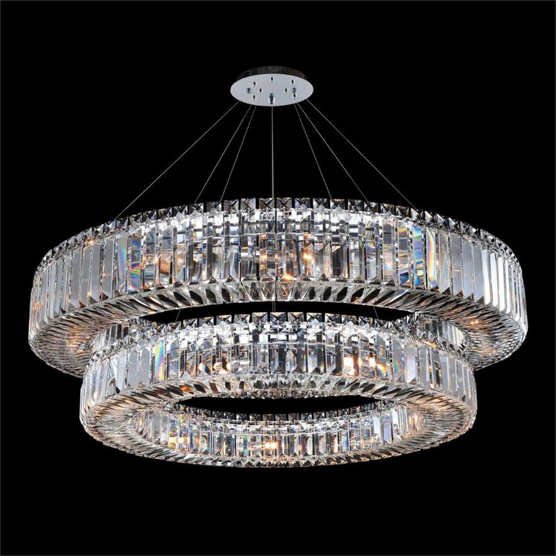 Rondelle 36 Inch Pendant Light by Allegri