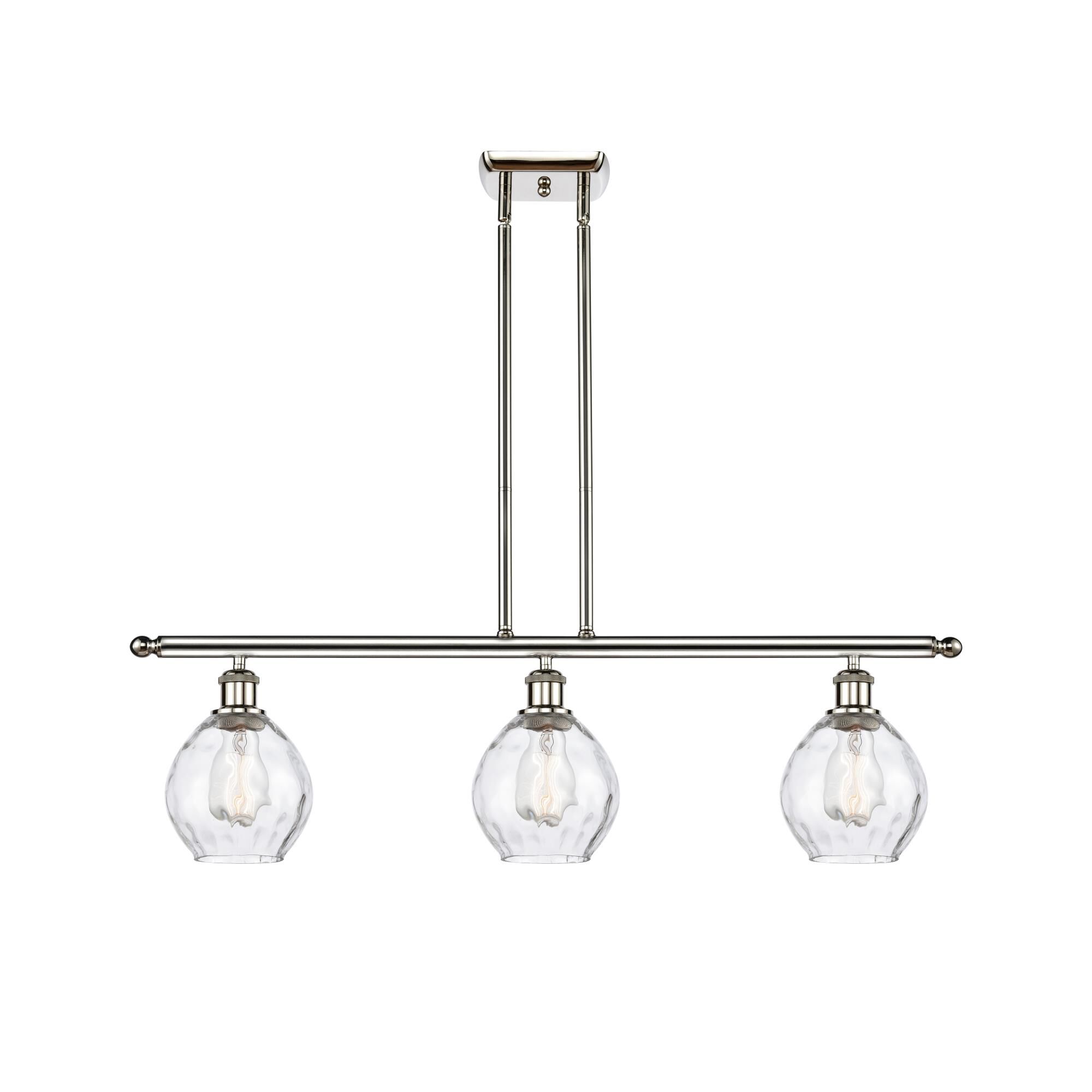 Bruno Marashlian Small Waverly 36 Inch 3 Light Linear Suspension Light by Innovations Lighting