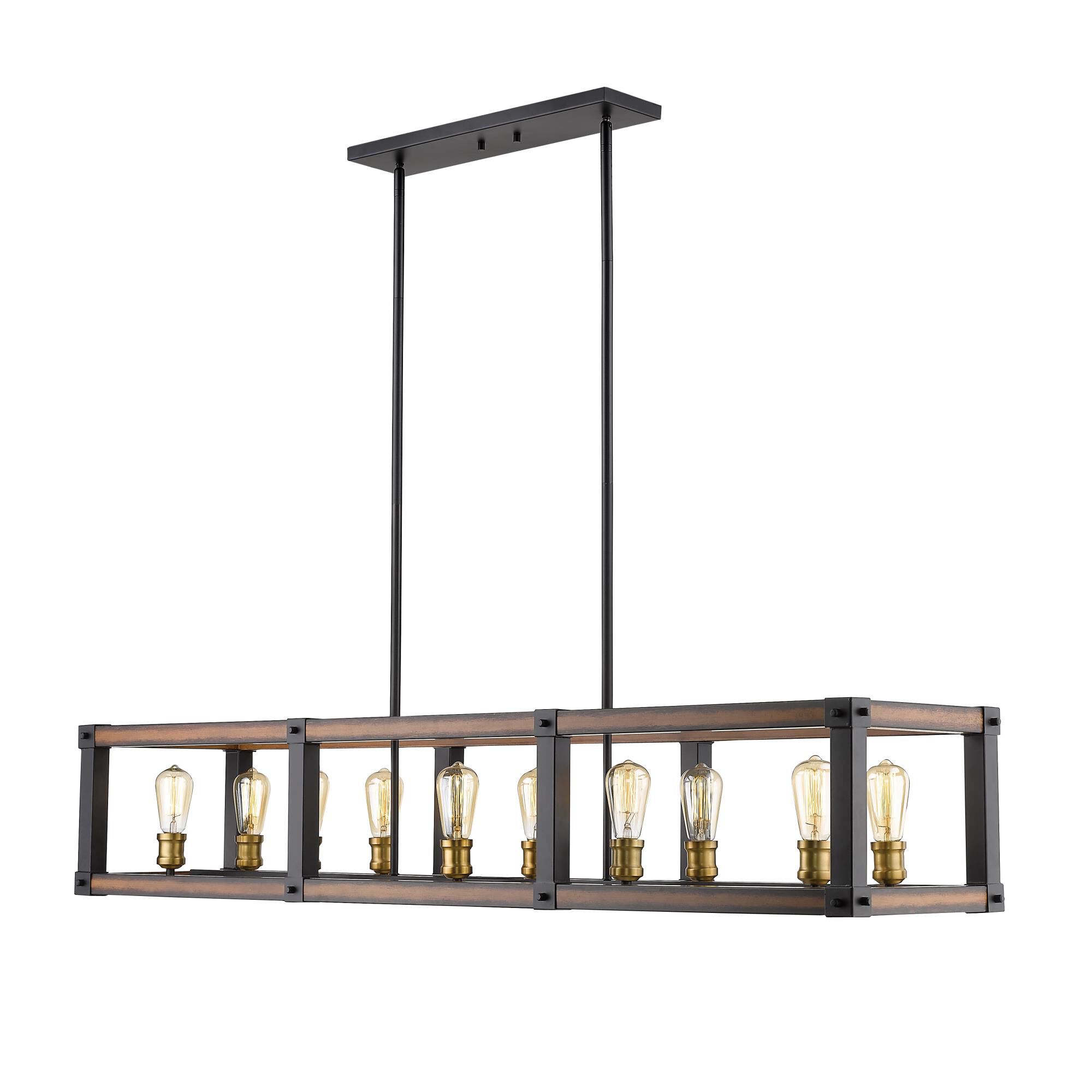 Kirkland 56 Inch 10 Light Linear Suspension Light by Z-Lite
