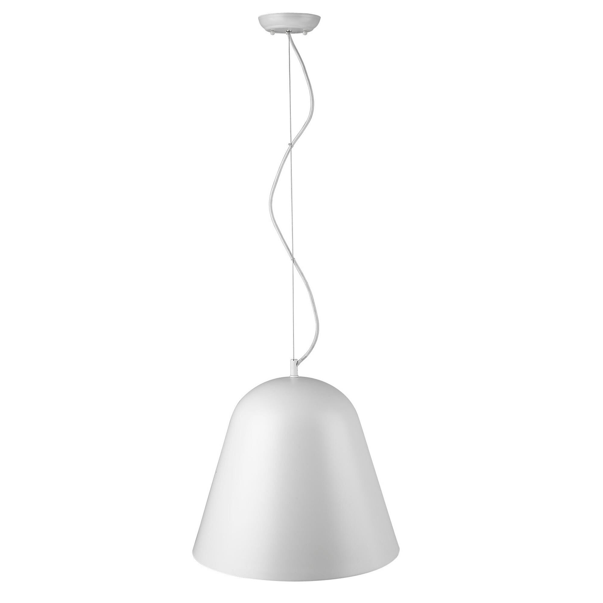Shown in White finish and White glass and White Metal Cone Shaped  W/ Gold Leaf Interior shade