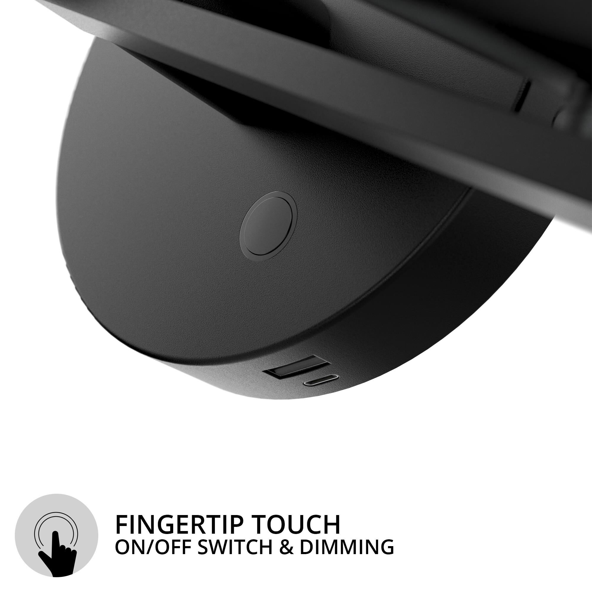 Shown in Black finish