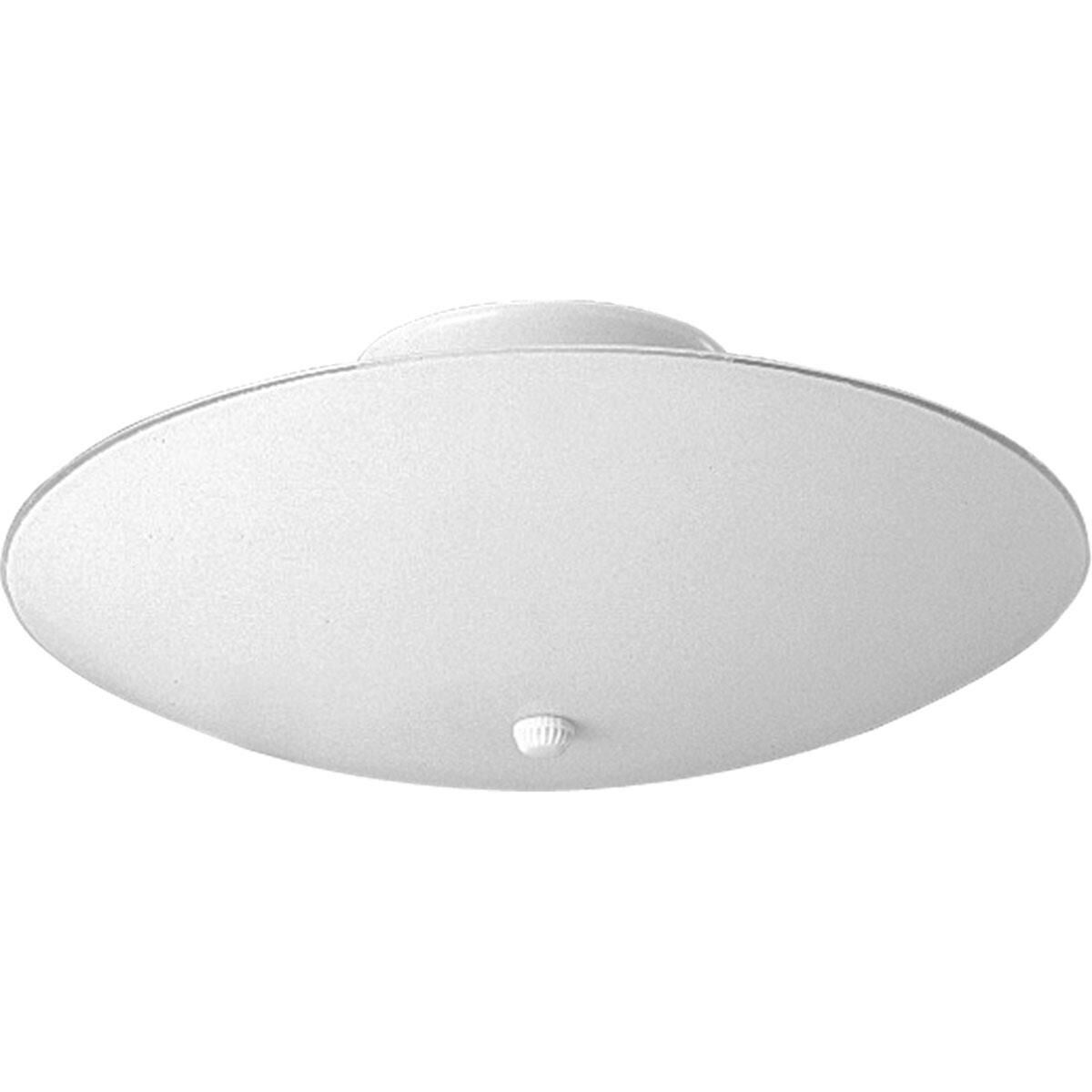 Round Glass 12 Inch 2 Light Flush Mount by Progress Lighting