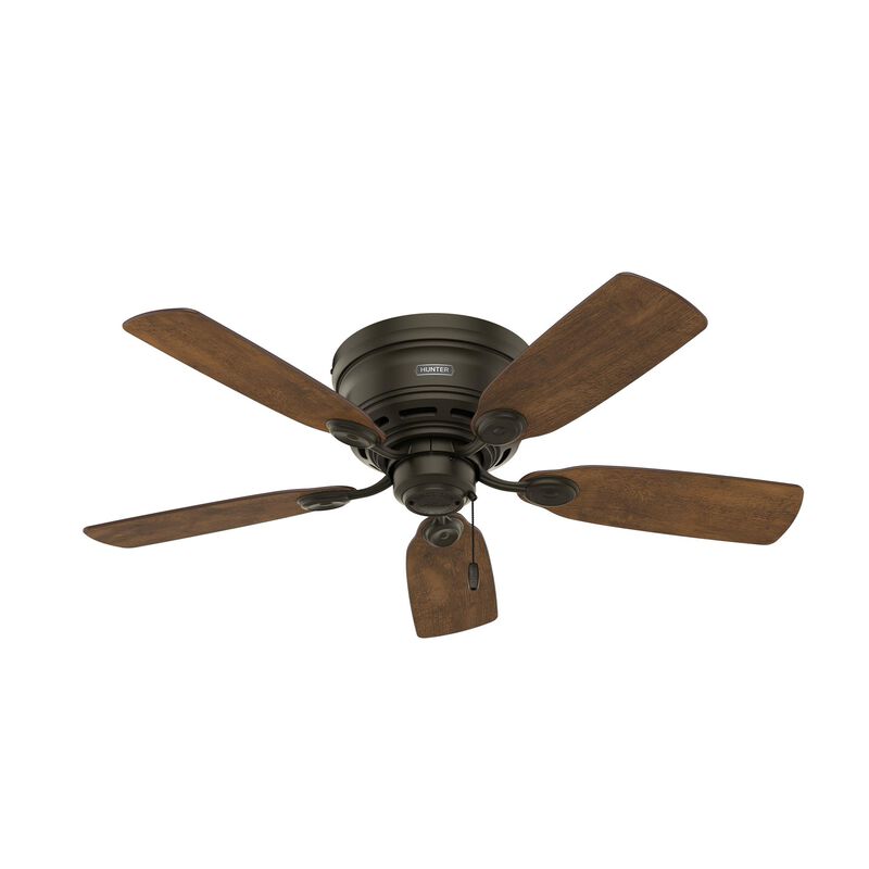 Low Profile 42 Inch Flush Mount Fan by Hunter Fan - Clearance