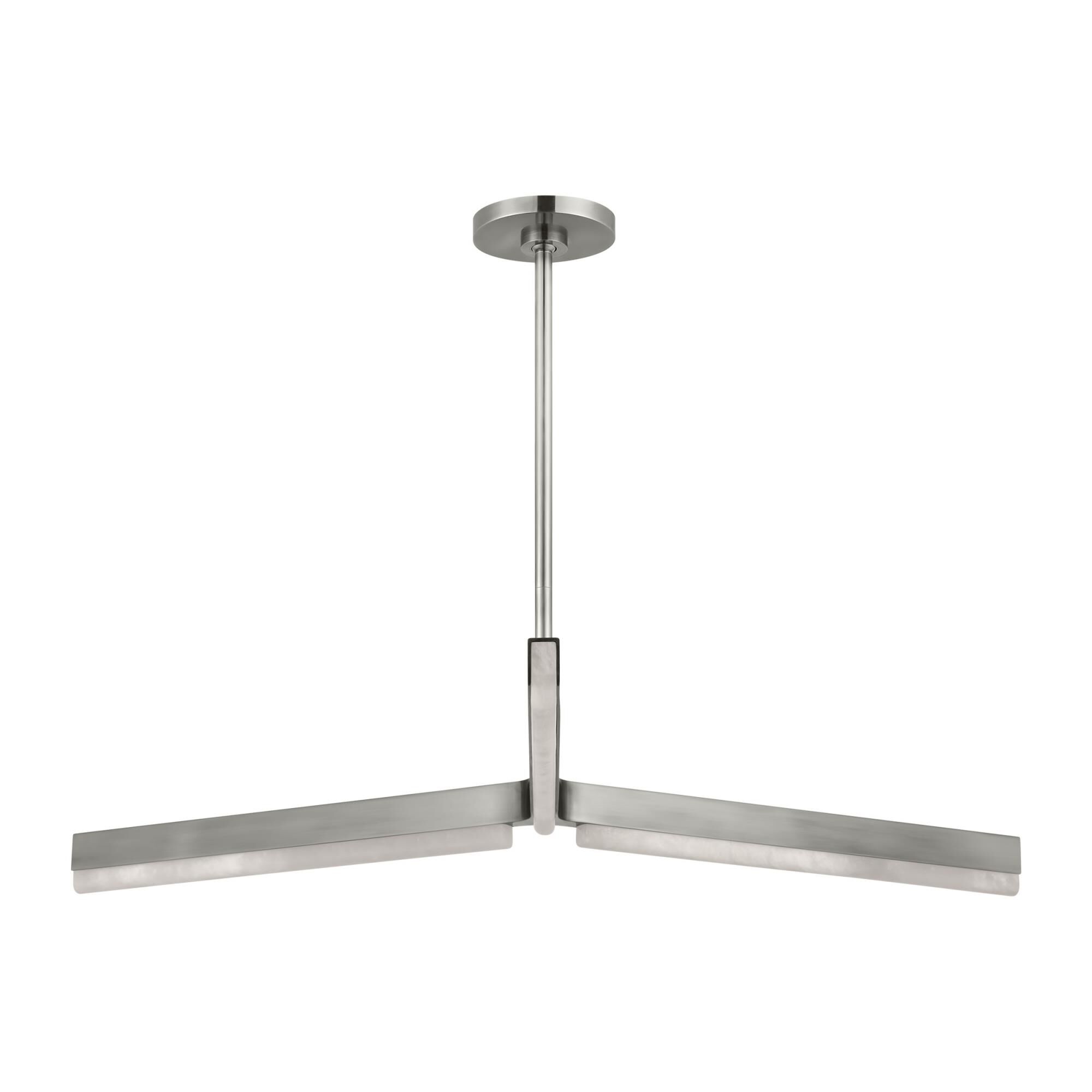 Shown in Antique Nickel finish and Alabaster Diffuser glass