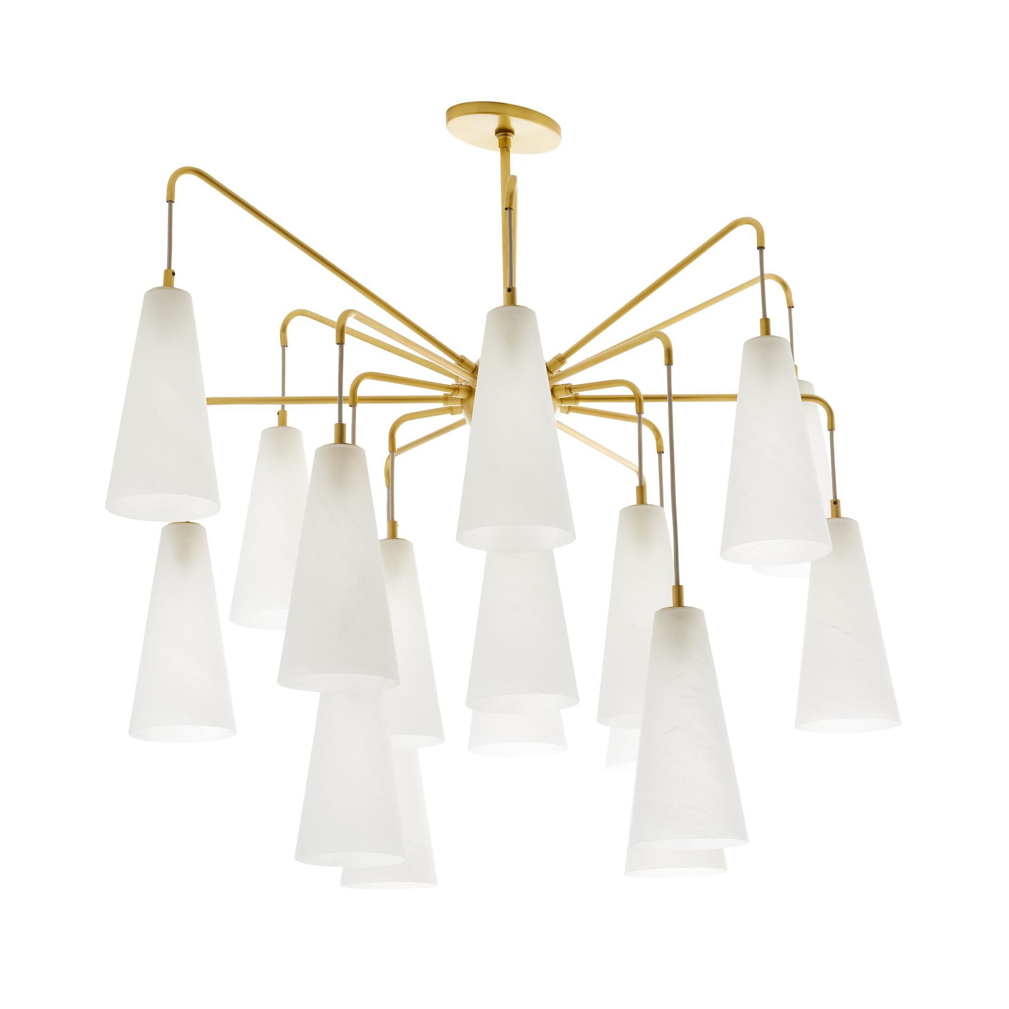 Mika 41 Inch 18 Light Chandelier by Arteriors Home