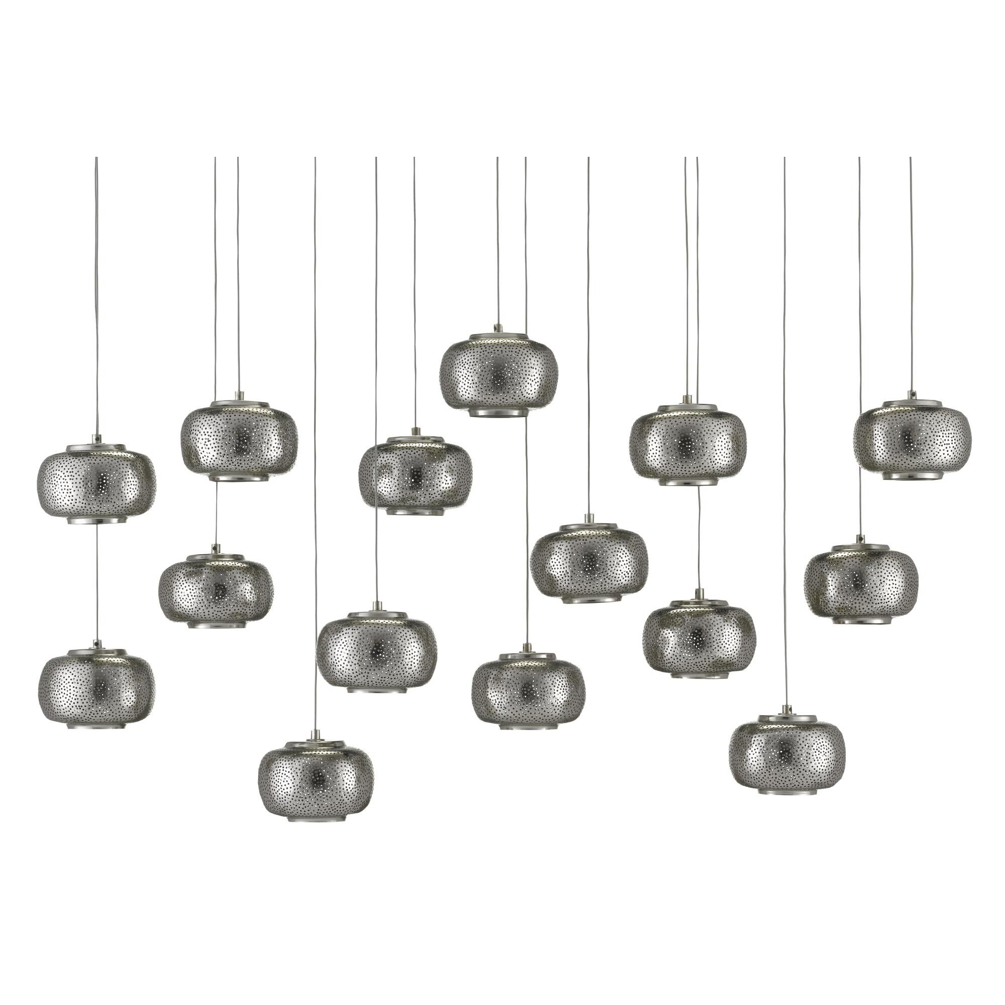 Pepper 48 Inch 15 Light LED Multi Light Pendant by Currey and Company