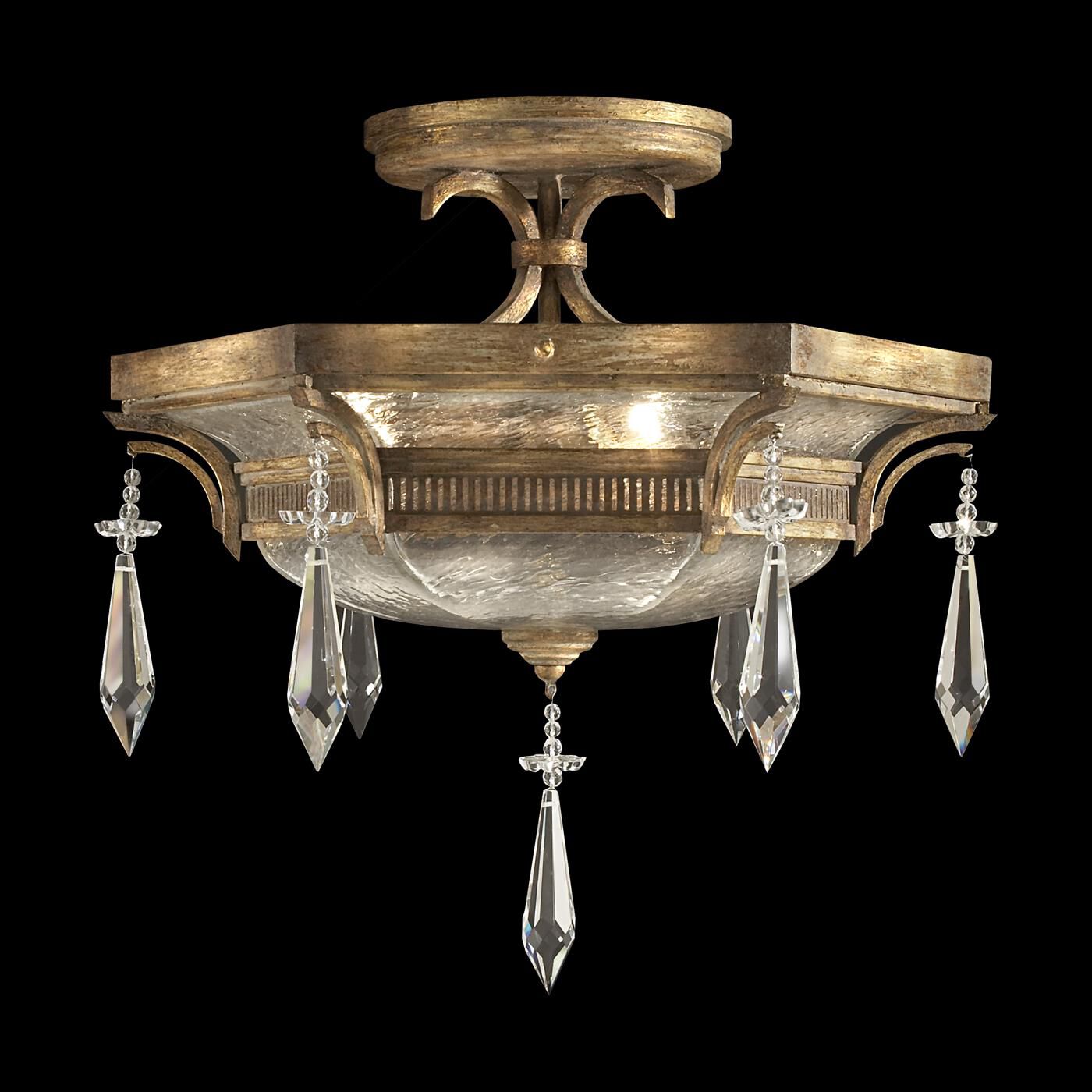 Monte Carlo Semi Flush Mount by Fine Art Handcrafted Lighting