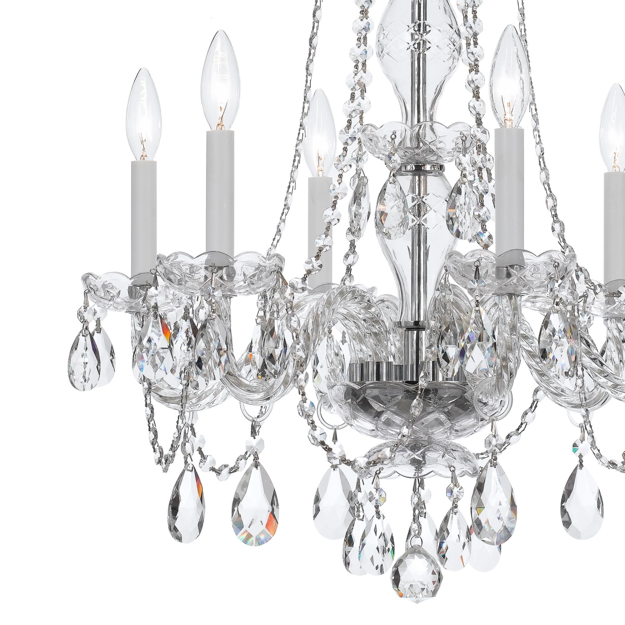 Traditional Crystal 23 Inch Chandelier by Crystorama