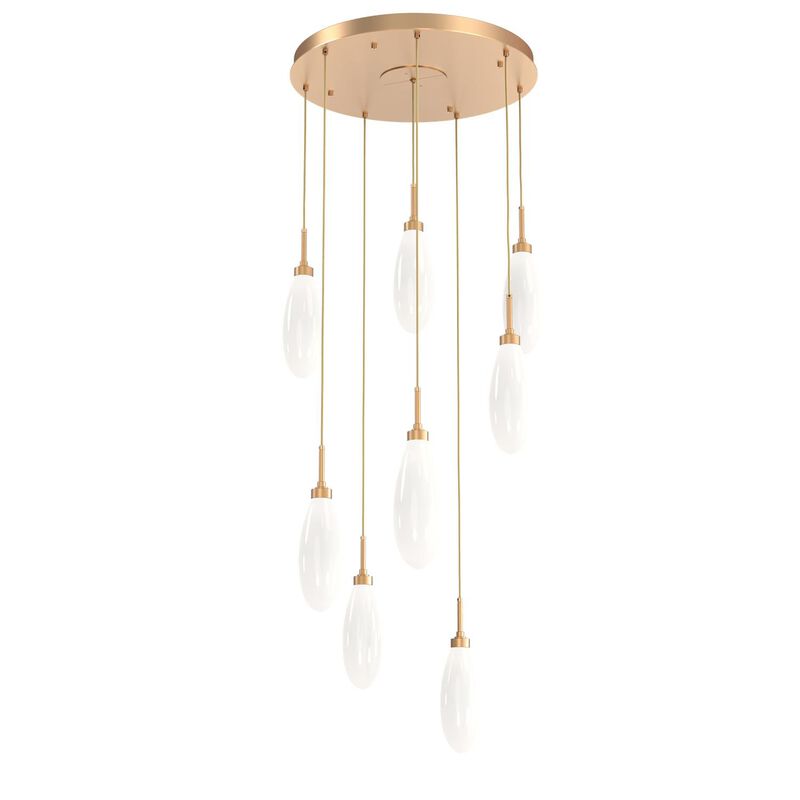 Fiori 25 Inch 8 Light LED Multi Light Pendant by Hammerton Studio