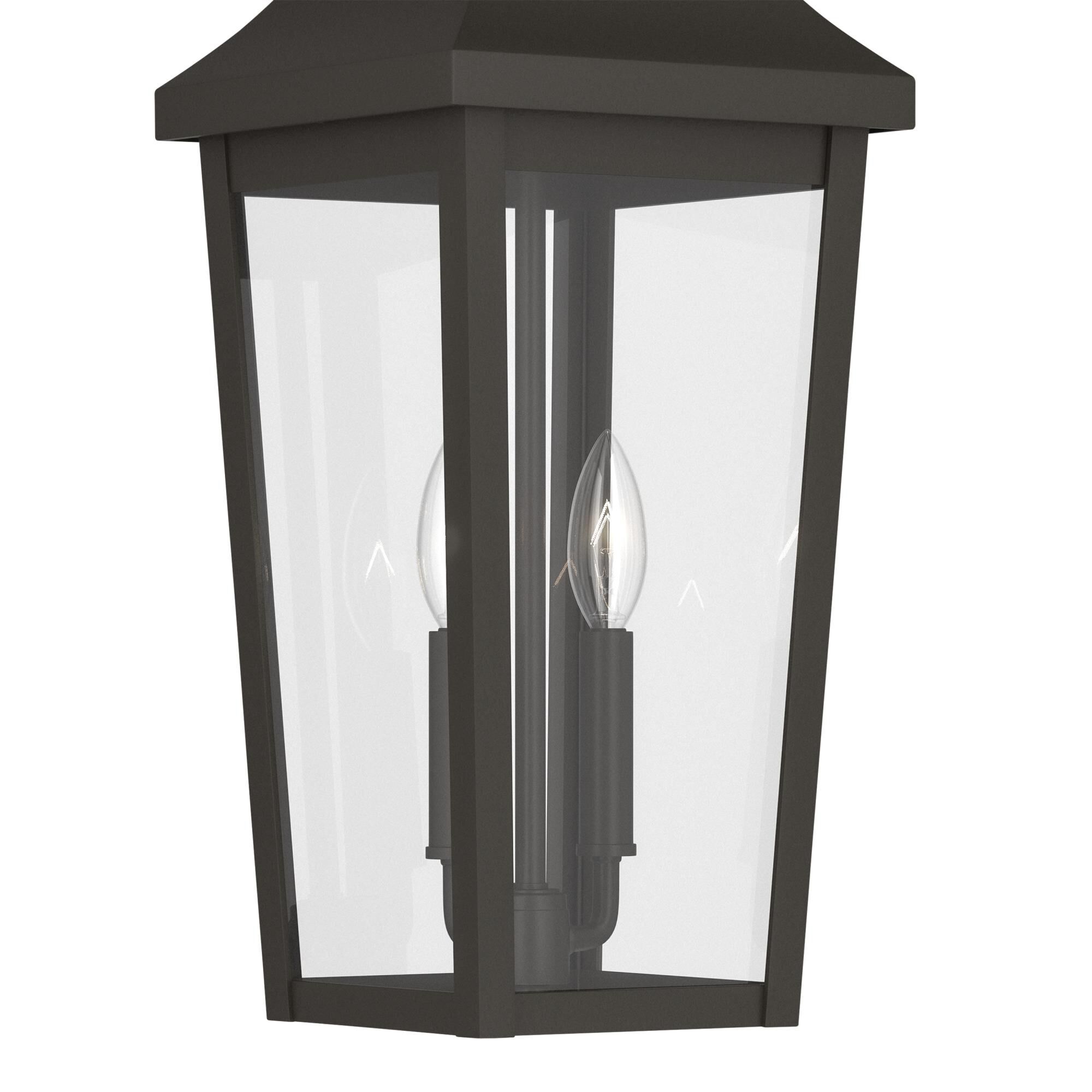 Shown in Olde Bronze finish and Clear glass