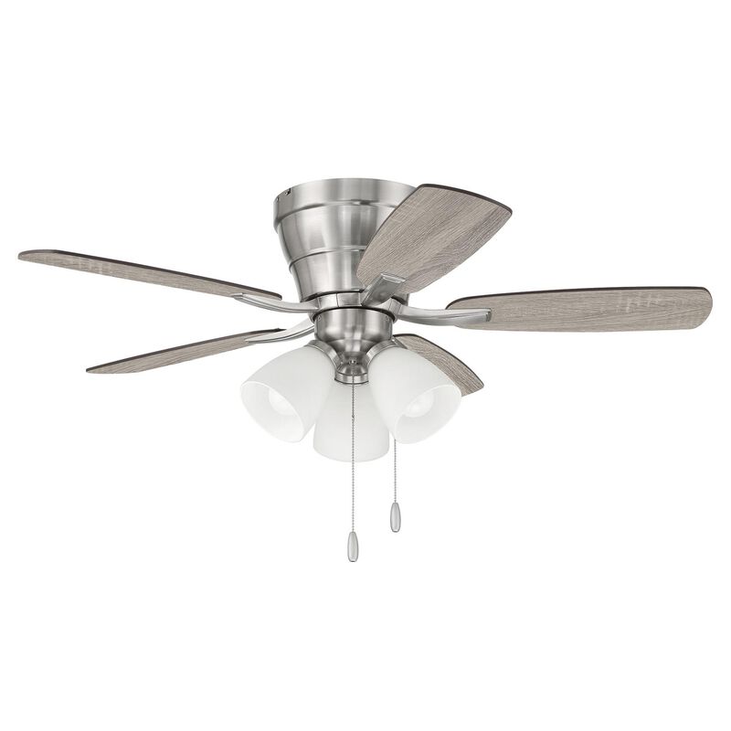 Wheeler 42 3-Light 42 Inch Flush Mount Fan with Light Kit by Craftmade