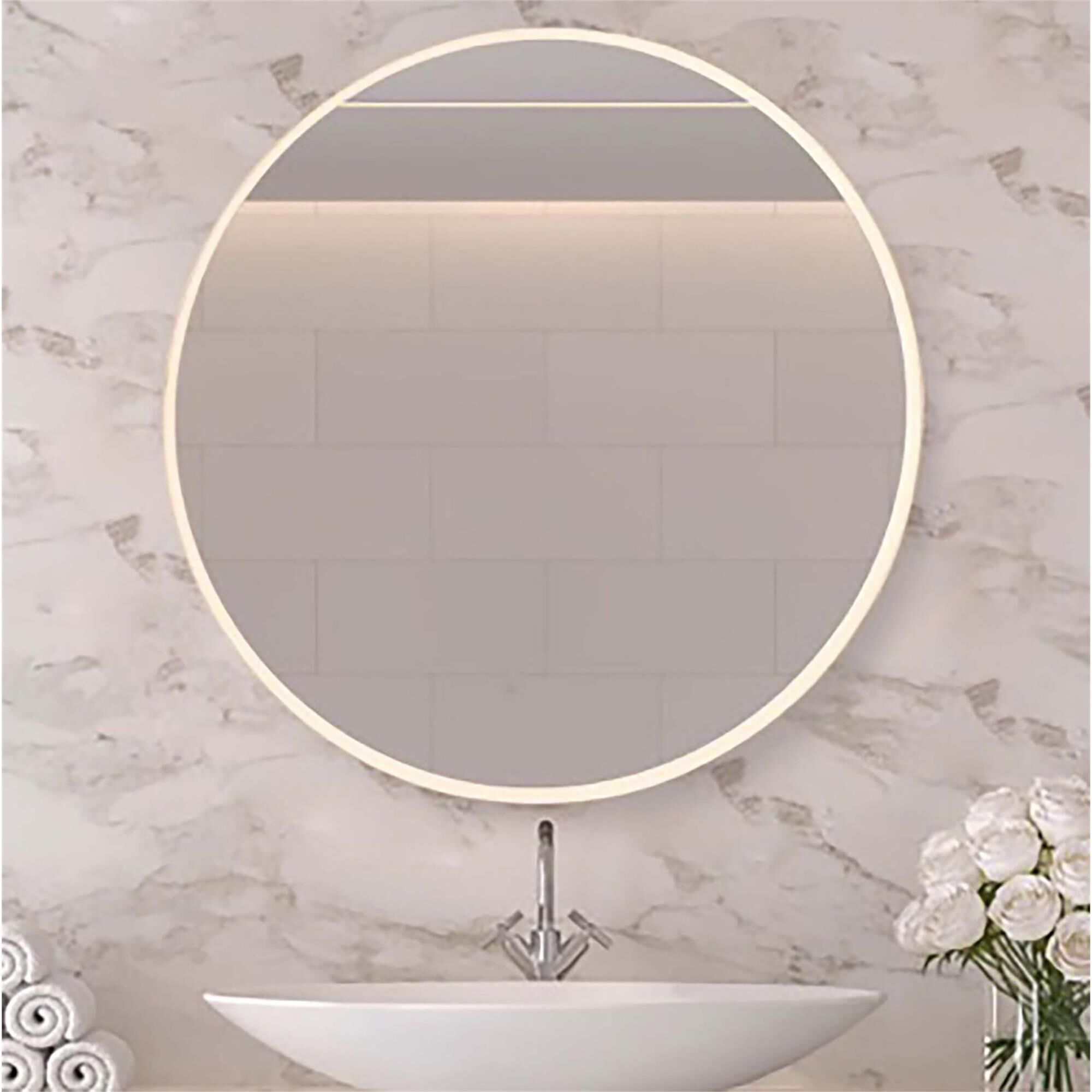 Shown in White finish