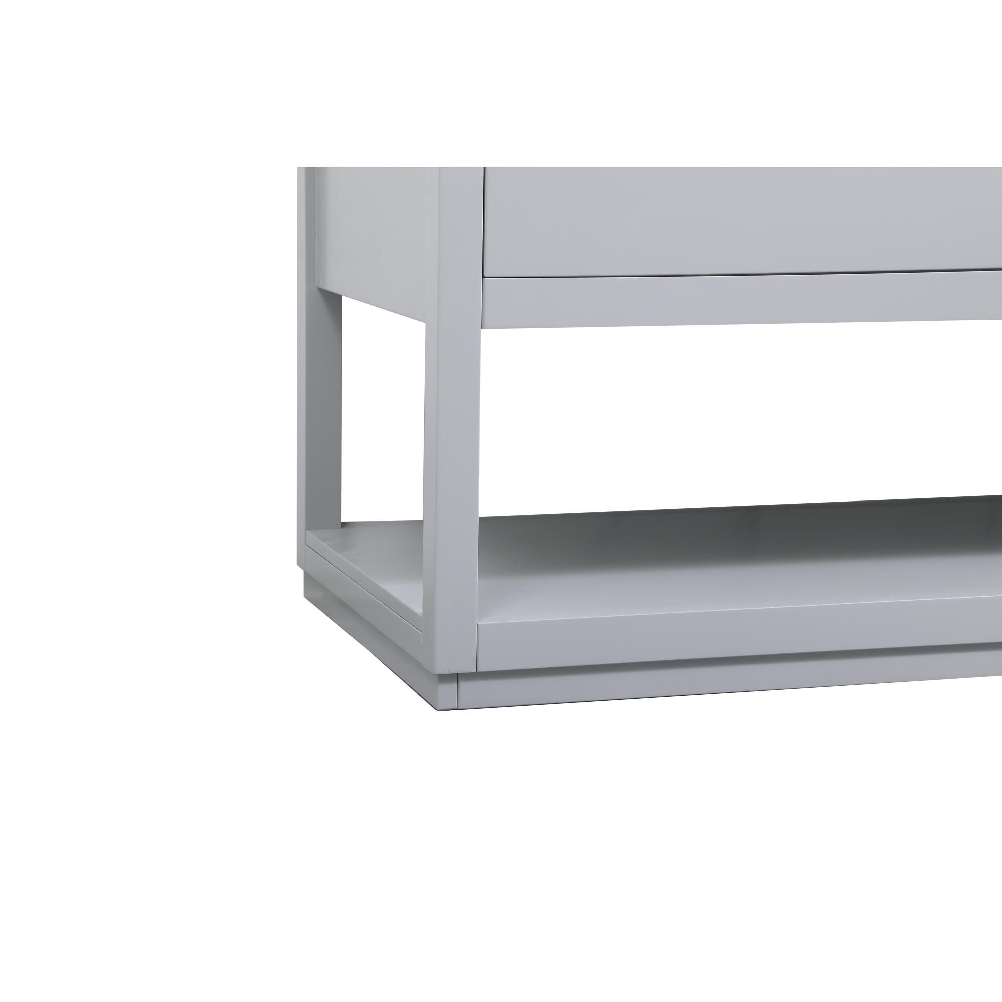 Shown in Grey finish