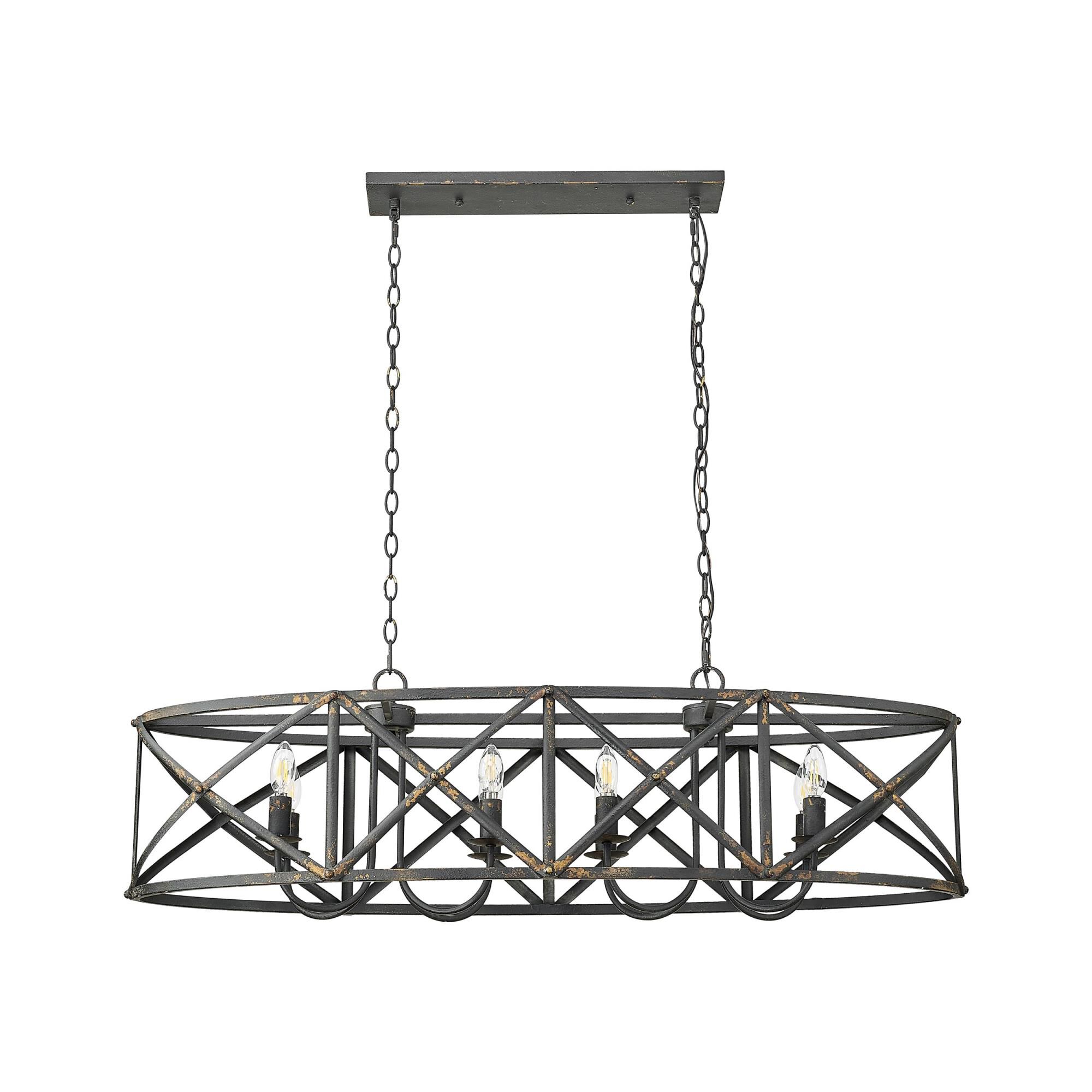 Shown in Antique Black Iron finish