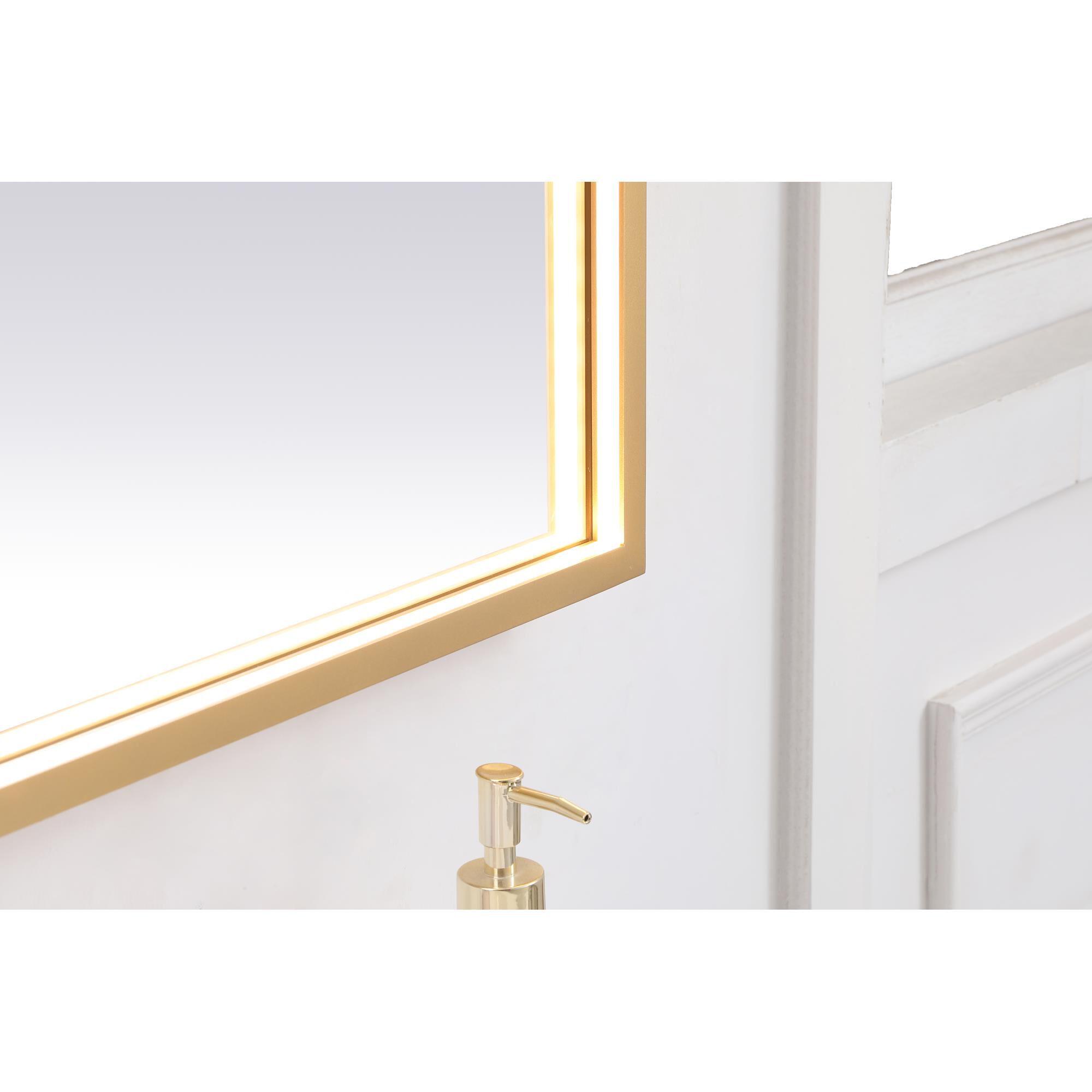 Pier LED Lighted Mirror by Elegant Decor