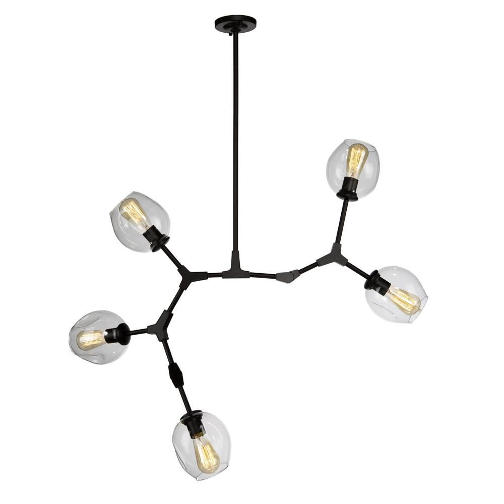 Organic 40 Inch 5 Light Chandelier by Artcraft