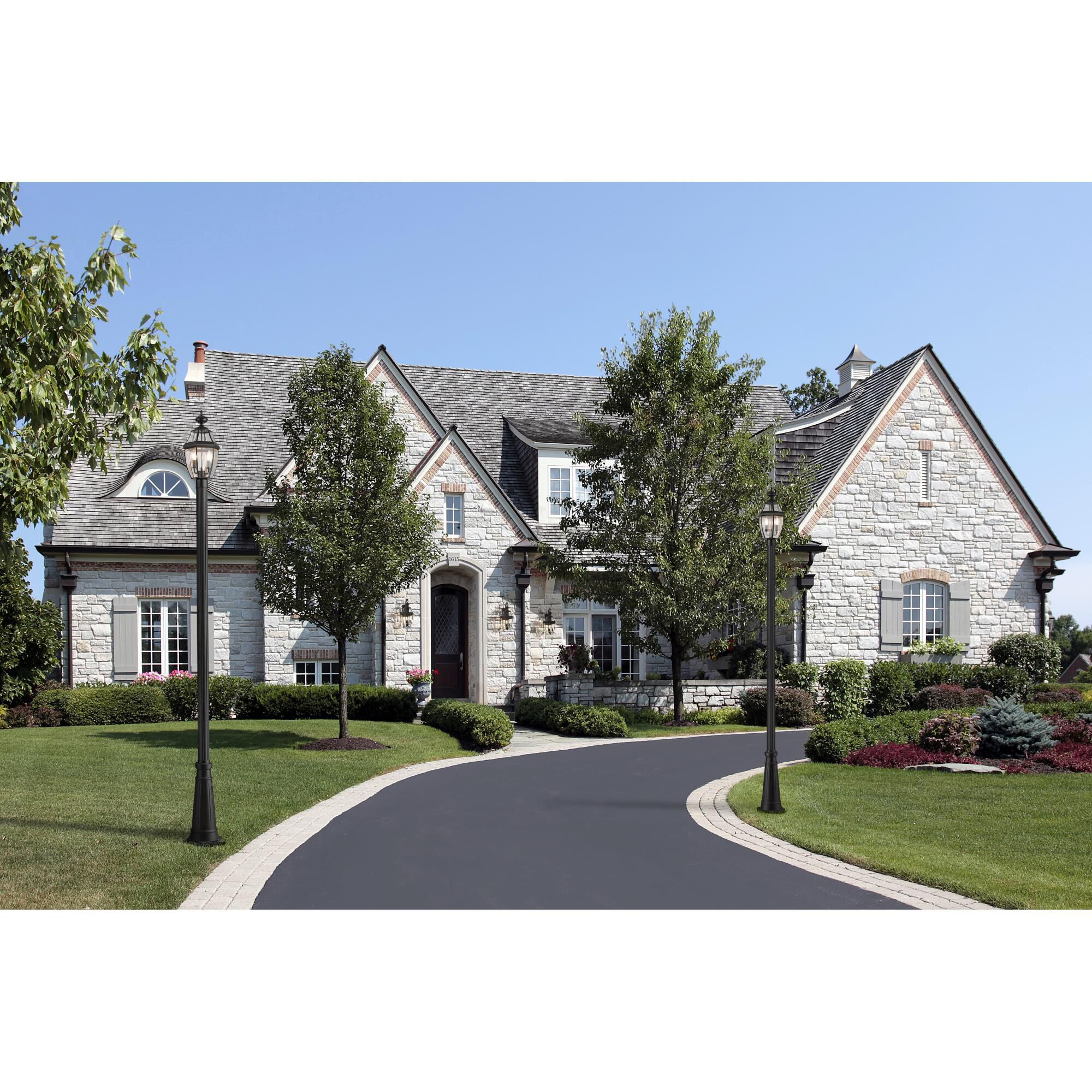 Westover 114 Inch Tall 3 Light Outdoor Post Lamp by Z-Lite