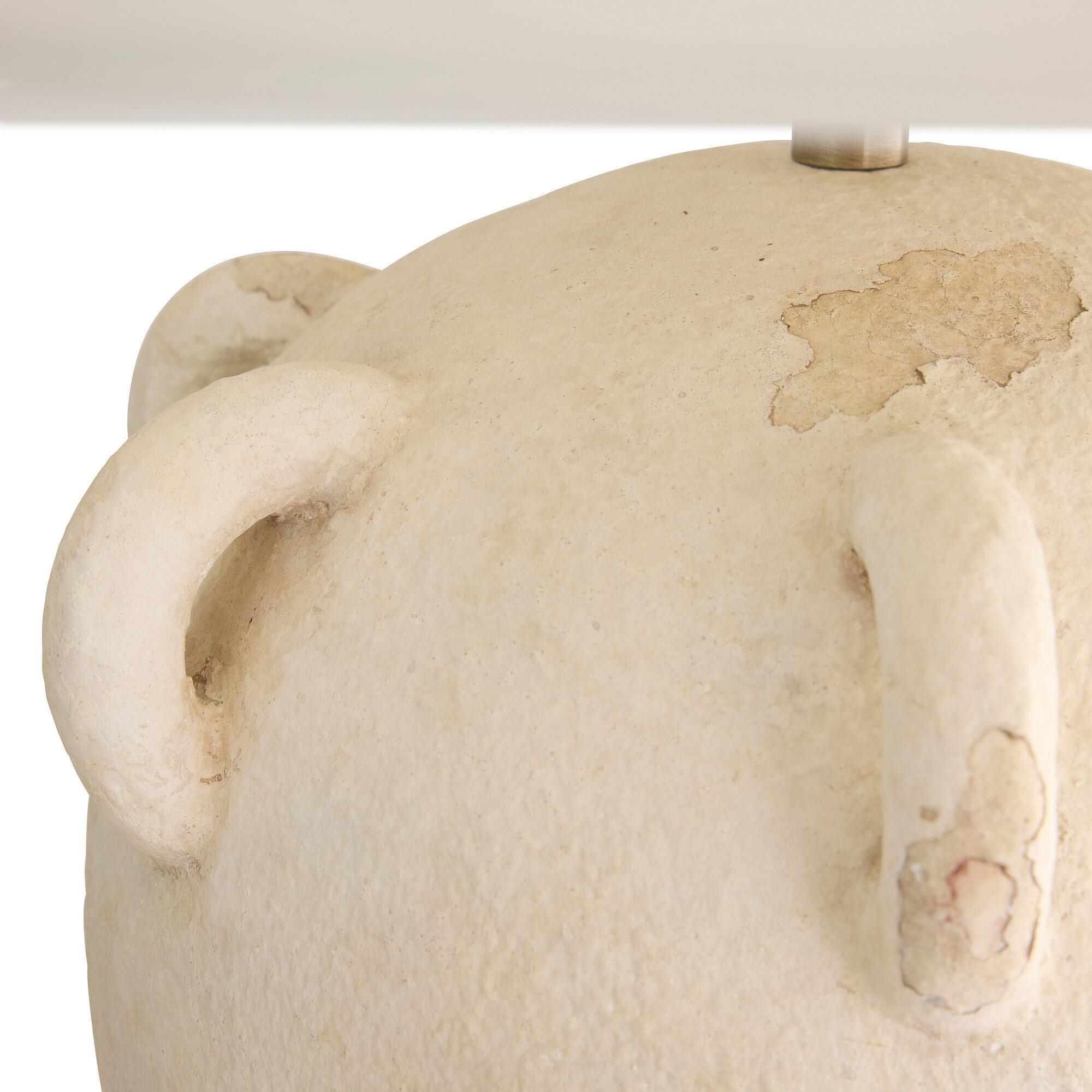 Shown in Ivory finish and Tuscan Wash glass