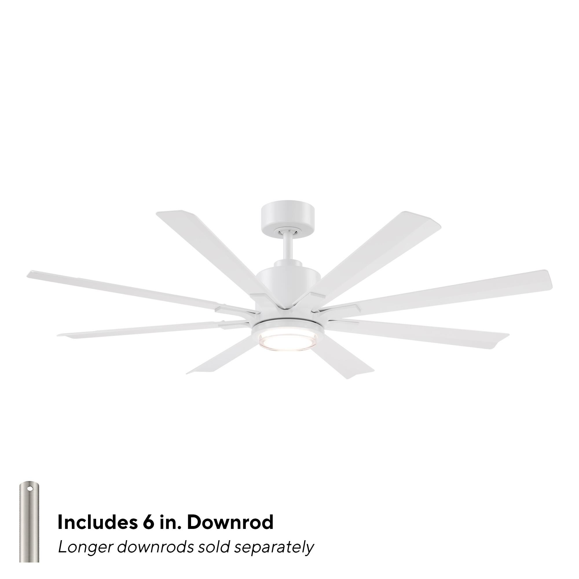 Shown in Matte White finish