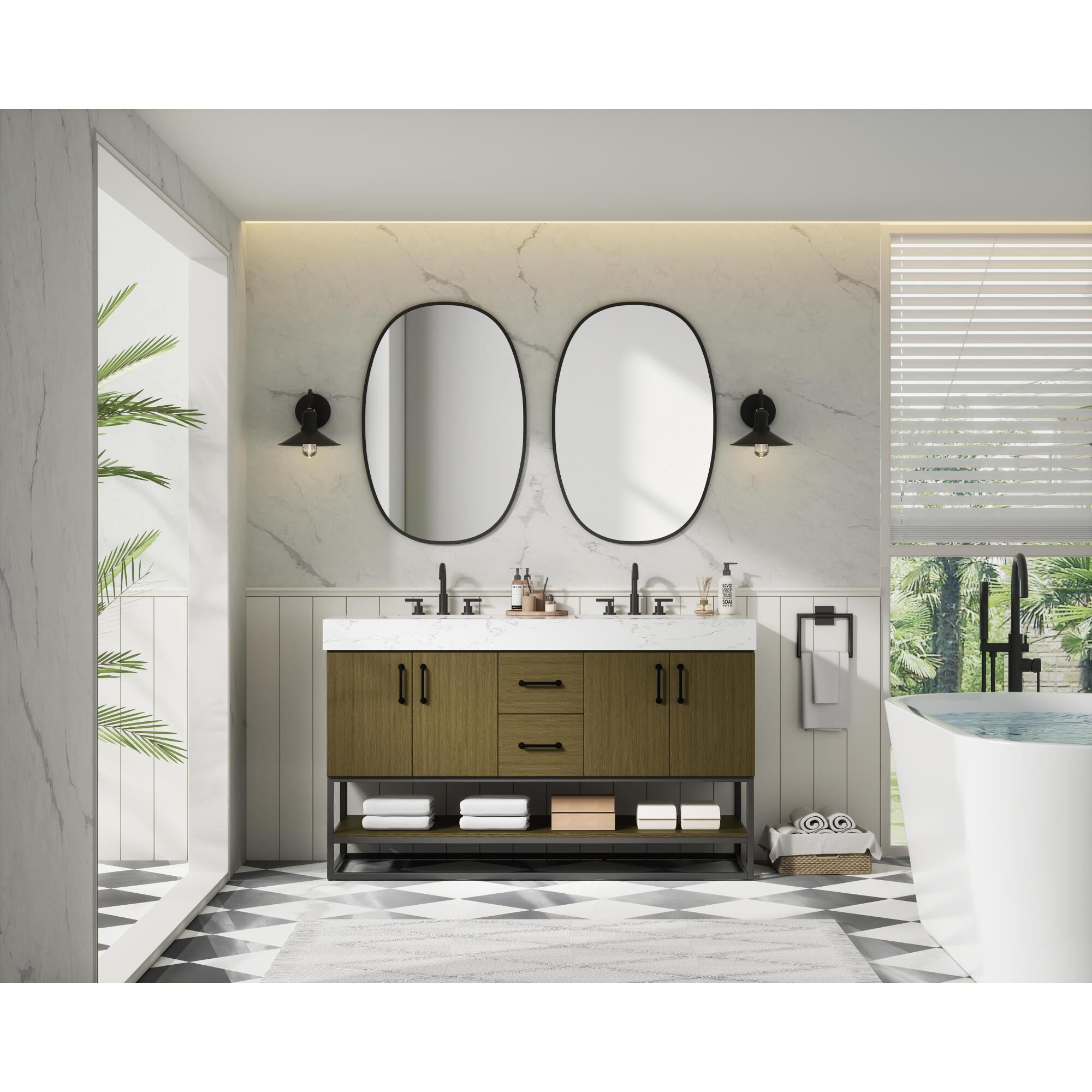 Shown in Chestnut Brown finish