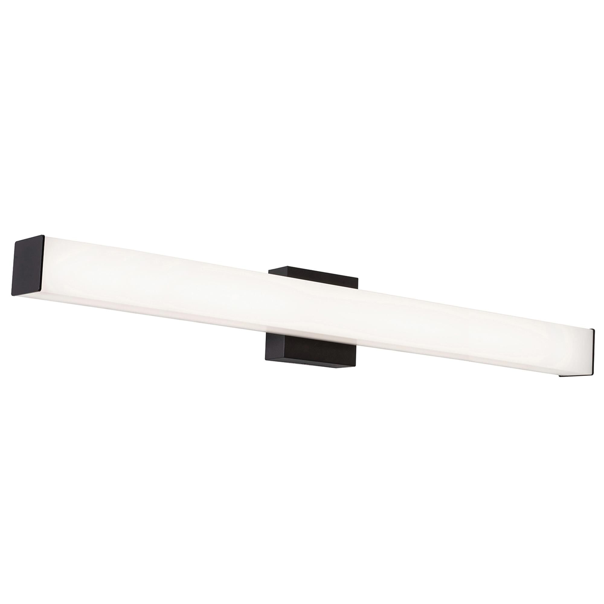 Shown in Black finish and Frosted glass