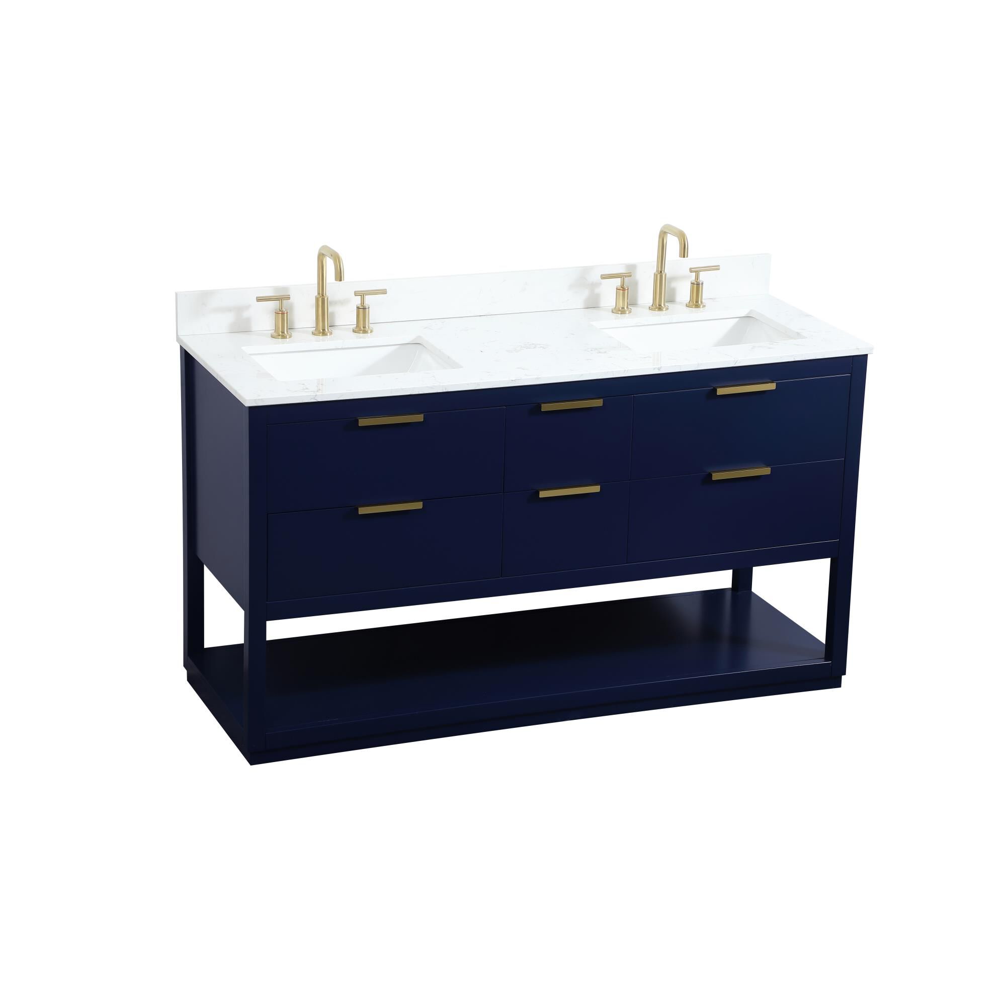 Shown in Blue finish