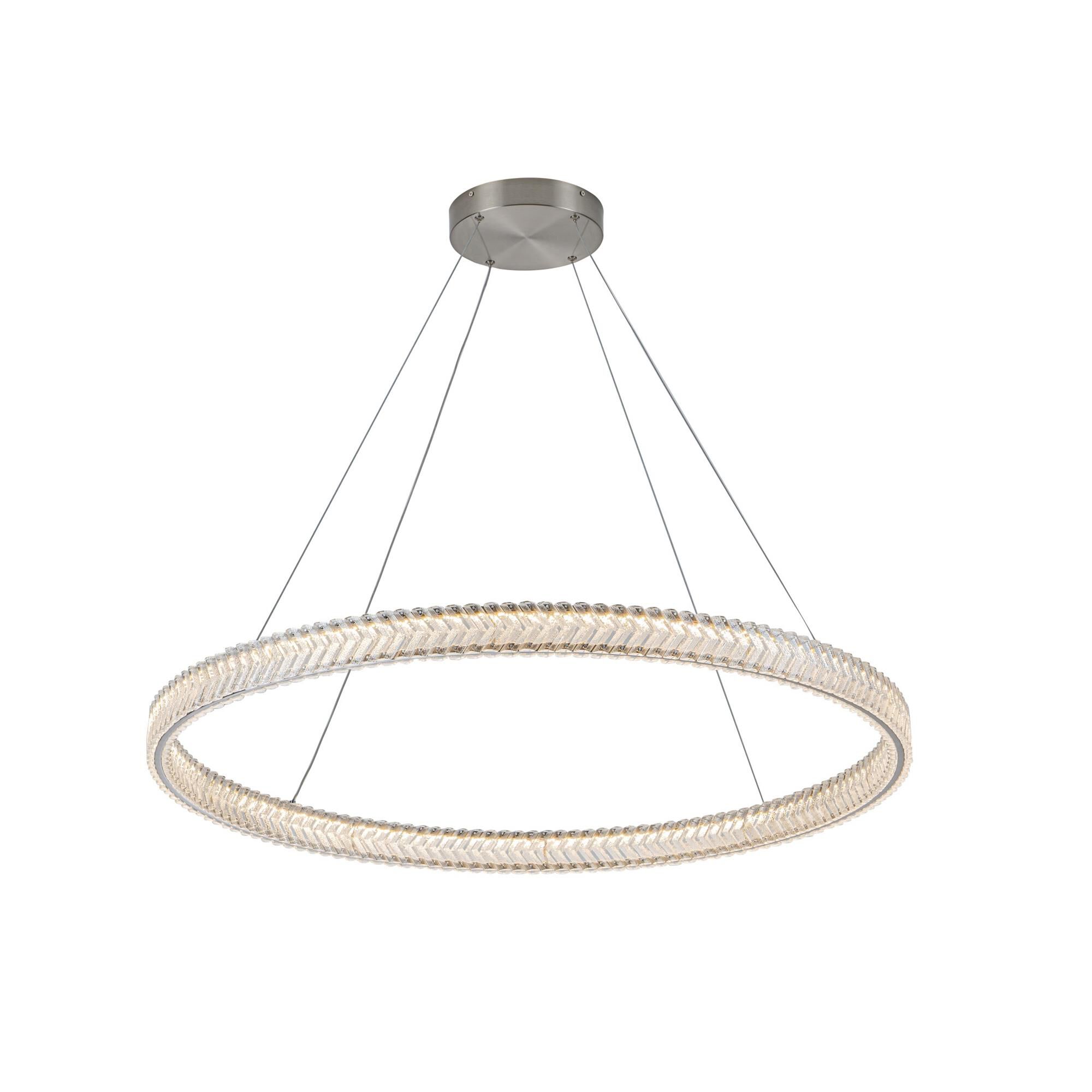 Chevron 39 Inch Chandelier by Artcraft