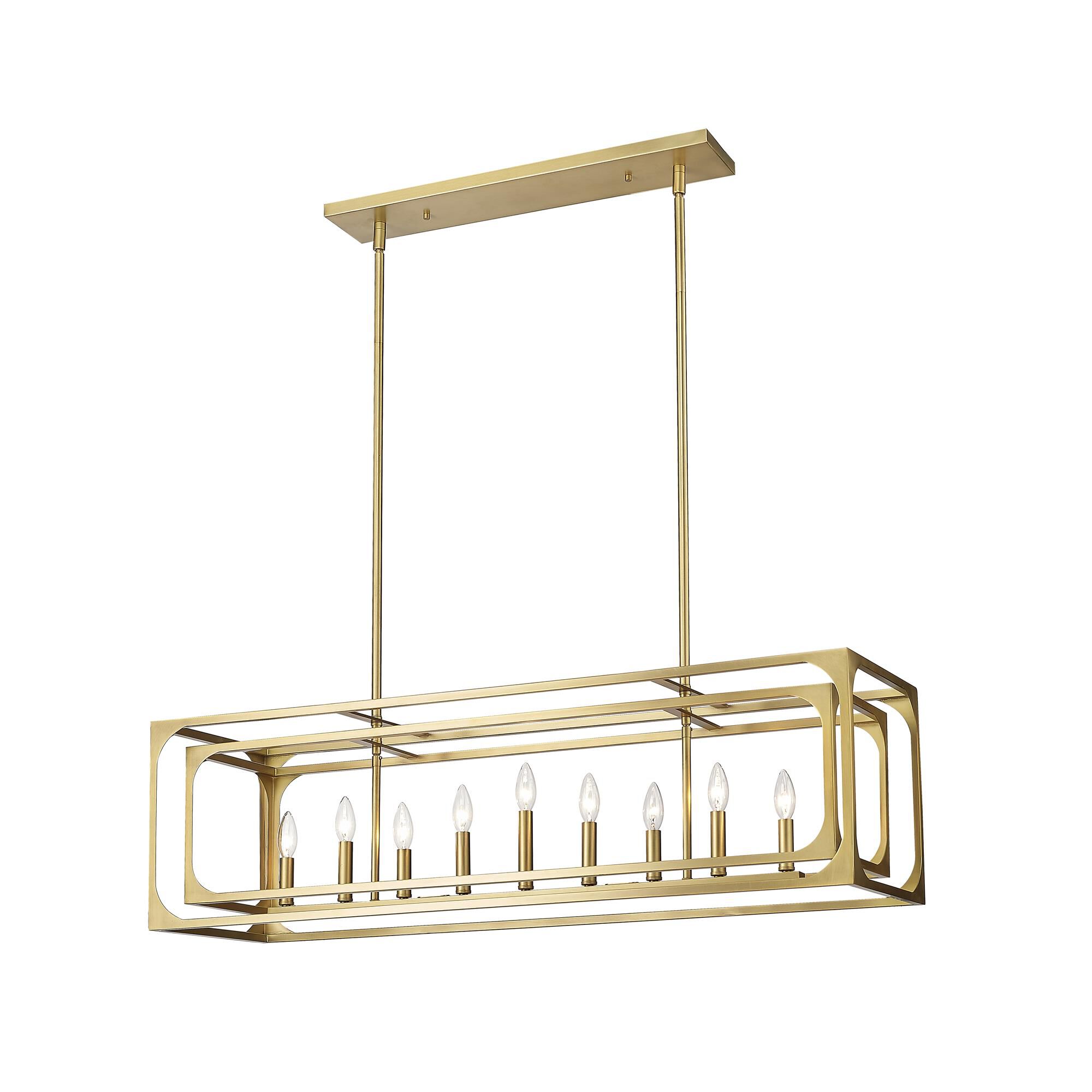 Shown in Rubbed Brass finish and Steel shade