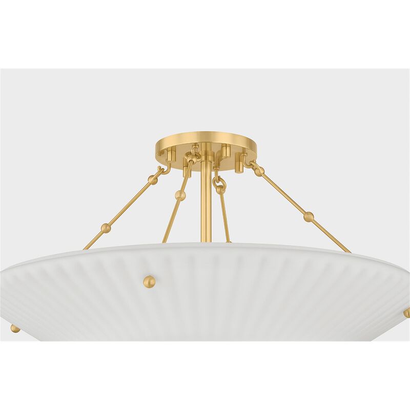 Loburn 20 Inch Semi Flush Mount by Hudson Valley Lighting
