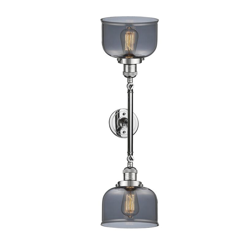 Bruno Marashlian Large Bell 19 Inch 2 Light Bath Vanity Light by Innovations Lighting