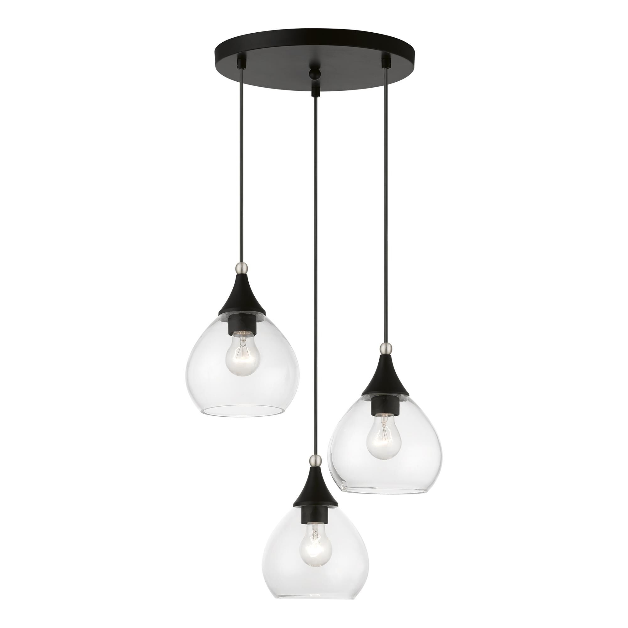 Catania 17 Inch 3 Light Multi Light Pendant by Livex Lighting