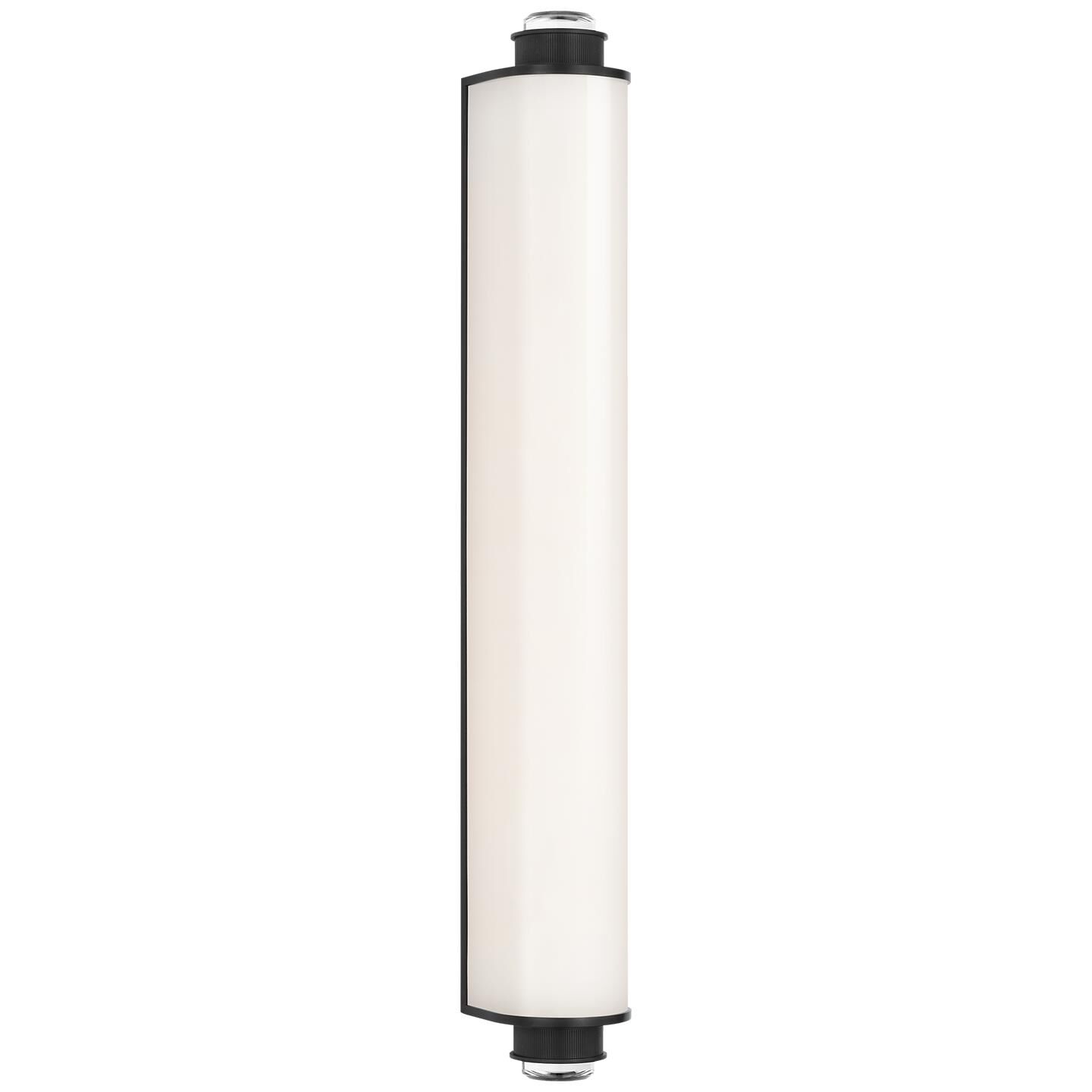 Shown in Bronze finish and White glass